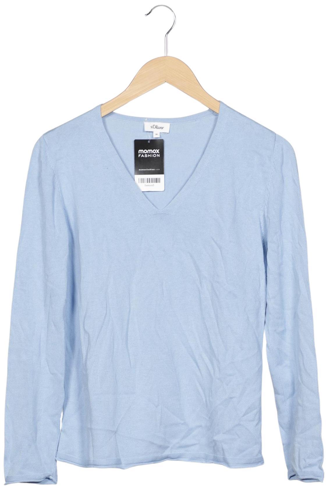 

s.Oliver Damen Pullover, hellblau, Gr. 38