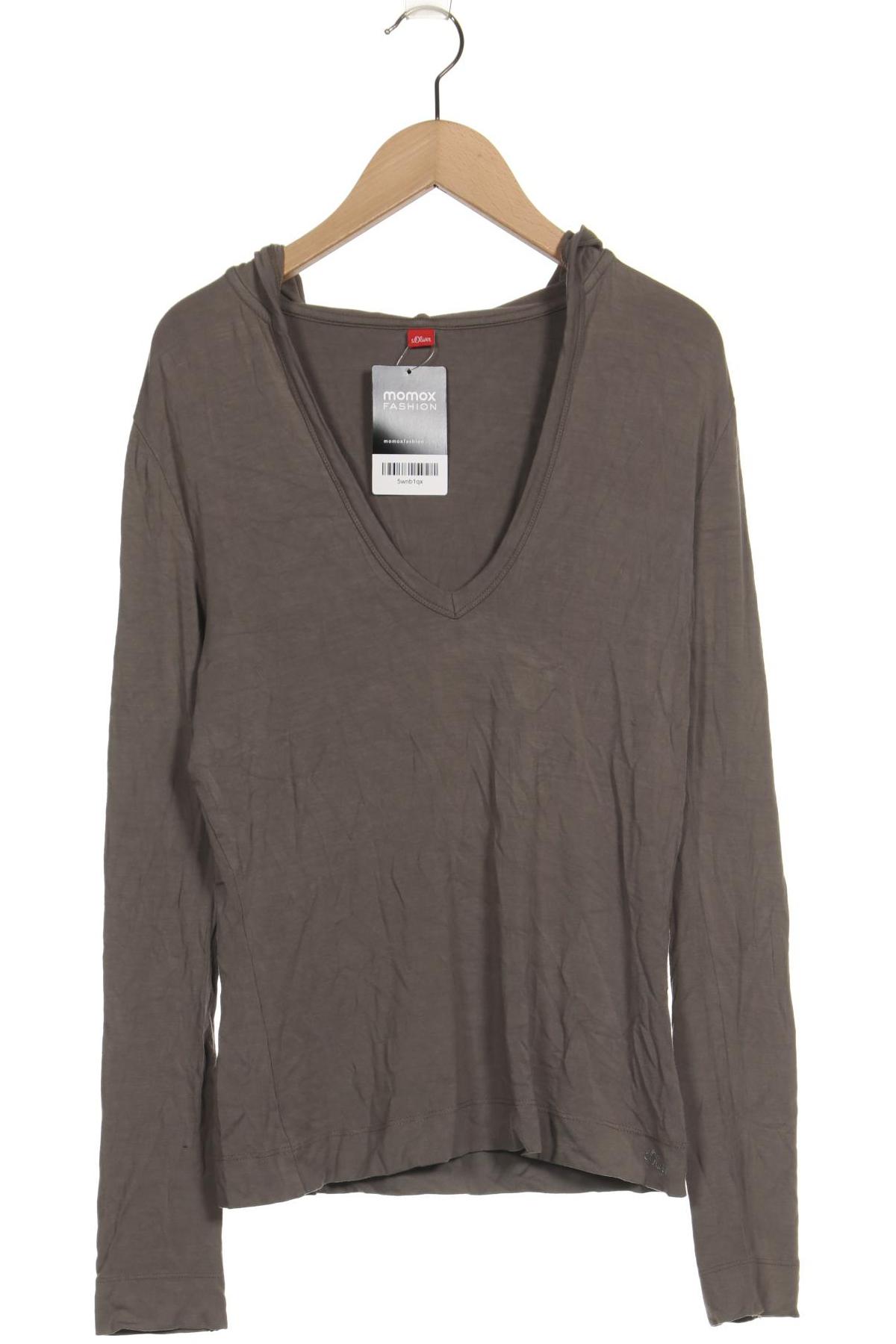 

s.Oliver Damen Langarmshirt, grau, Gr. 38