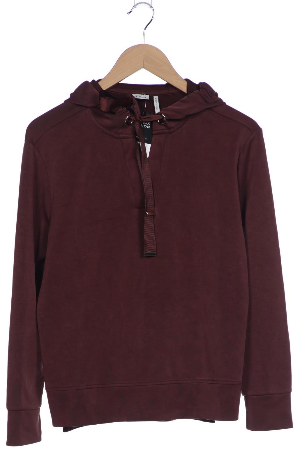 

s.Oliver Damen Kapuzenpullover, braun, Gr. 36