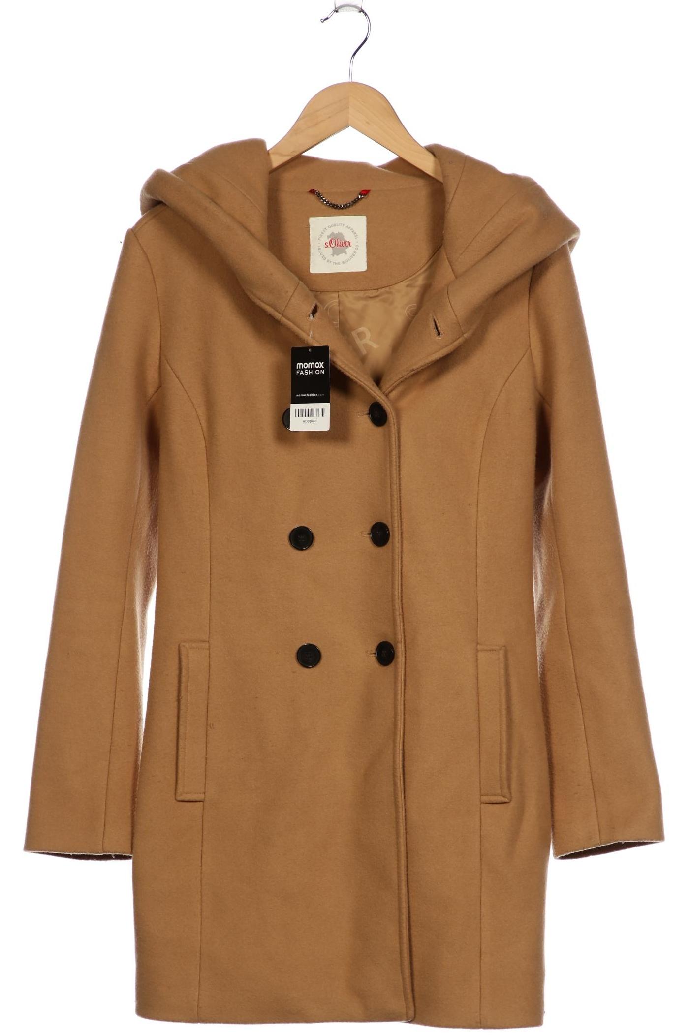 

s.Oliver Damen Mantel, beige, Gr. 38
