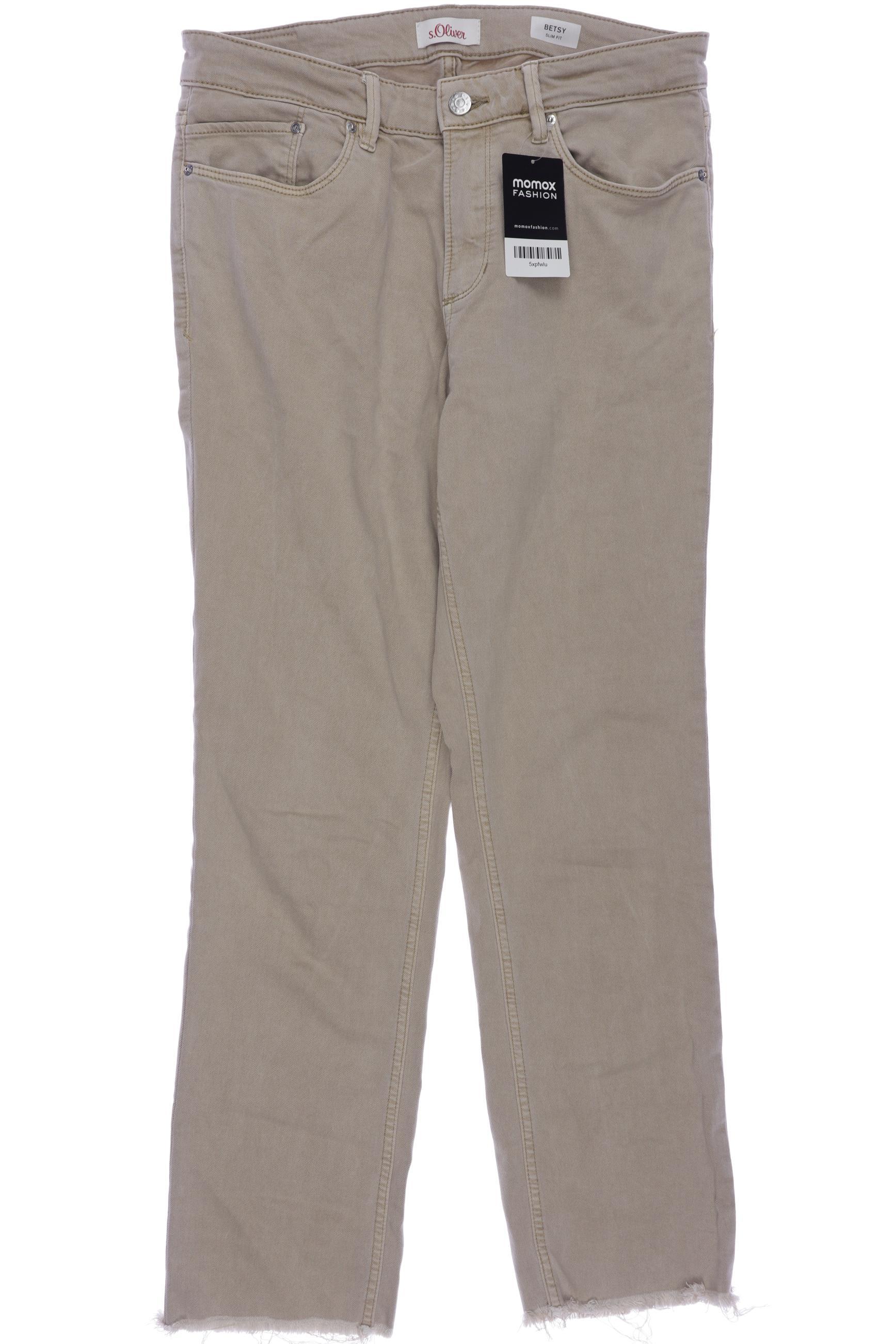 

s.Oliver Damen Jeans, beige, Gr. 40