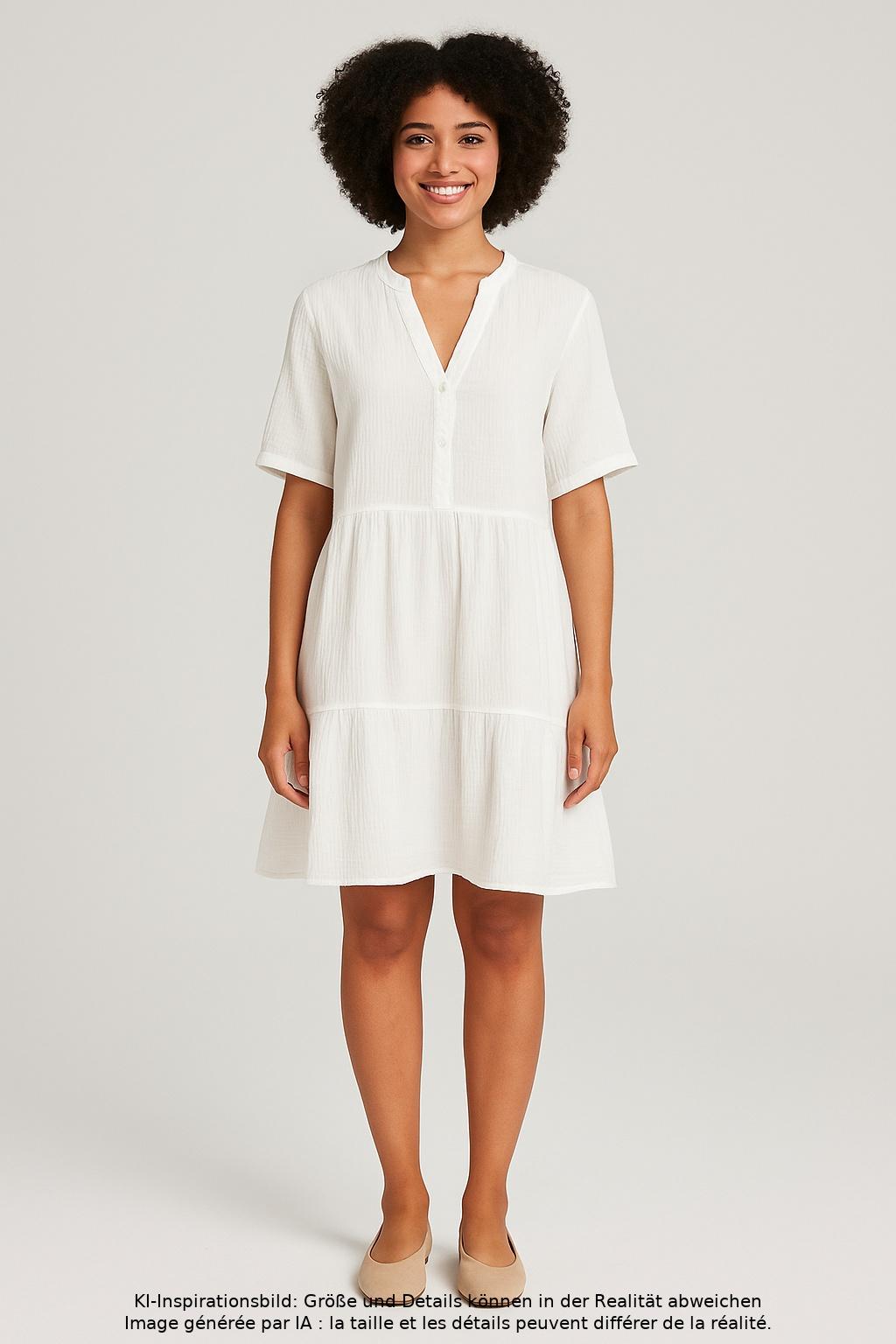 

s.Oliver Damen Kleid, weiß, Gr. 36