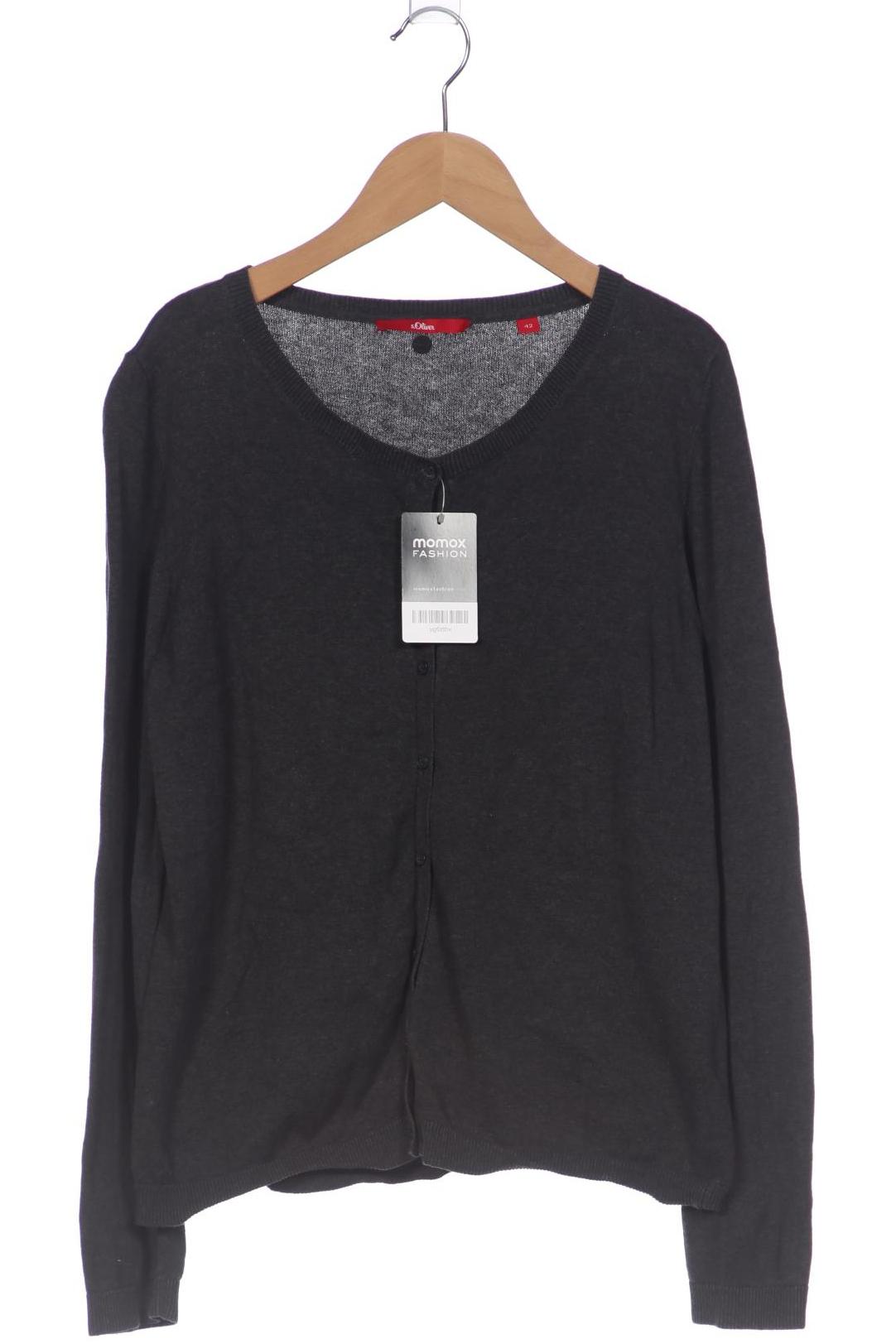 

s.Oliver Damen Strickjacke, grau, Gr. 42