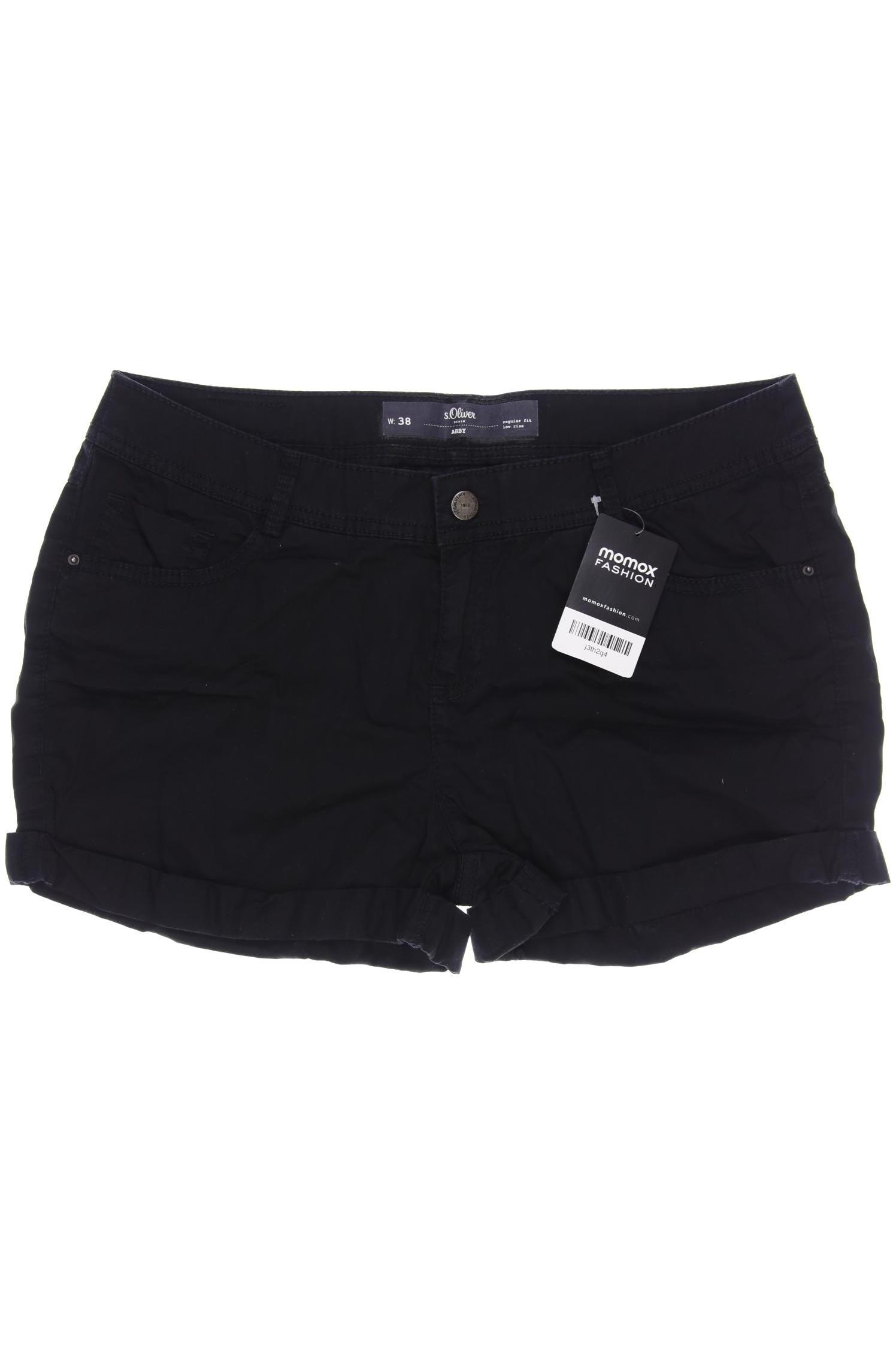

s.Oliver Damen Shorts, schwarz