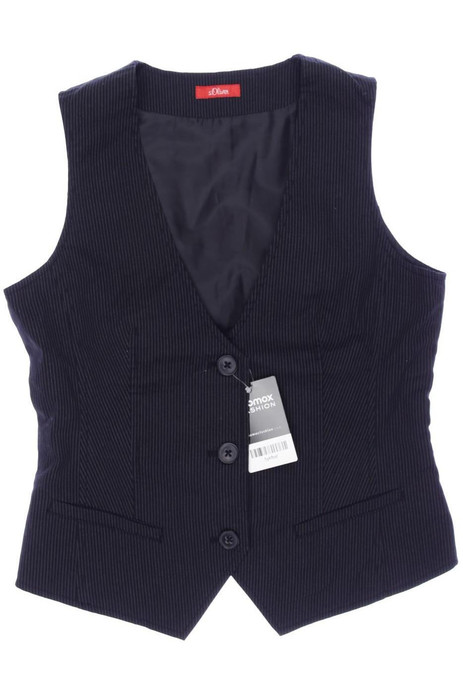 

s.Oliver Damen Weste, schwarz, Gr. 36