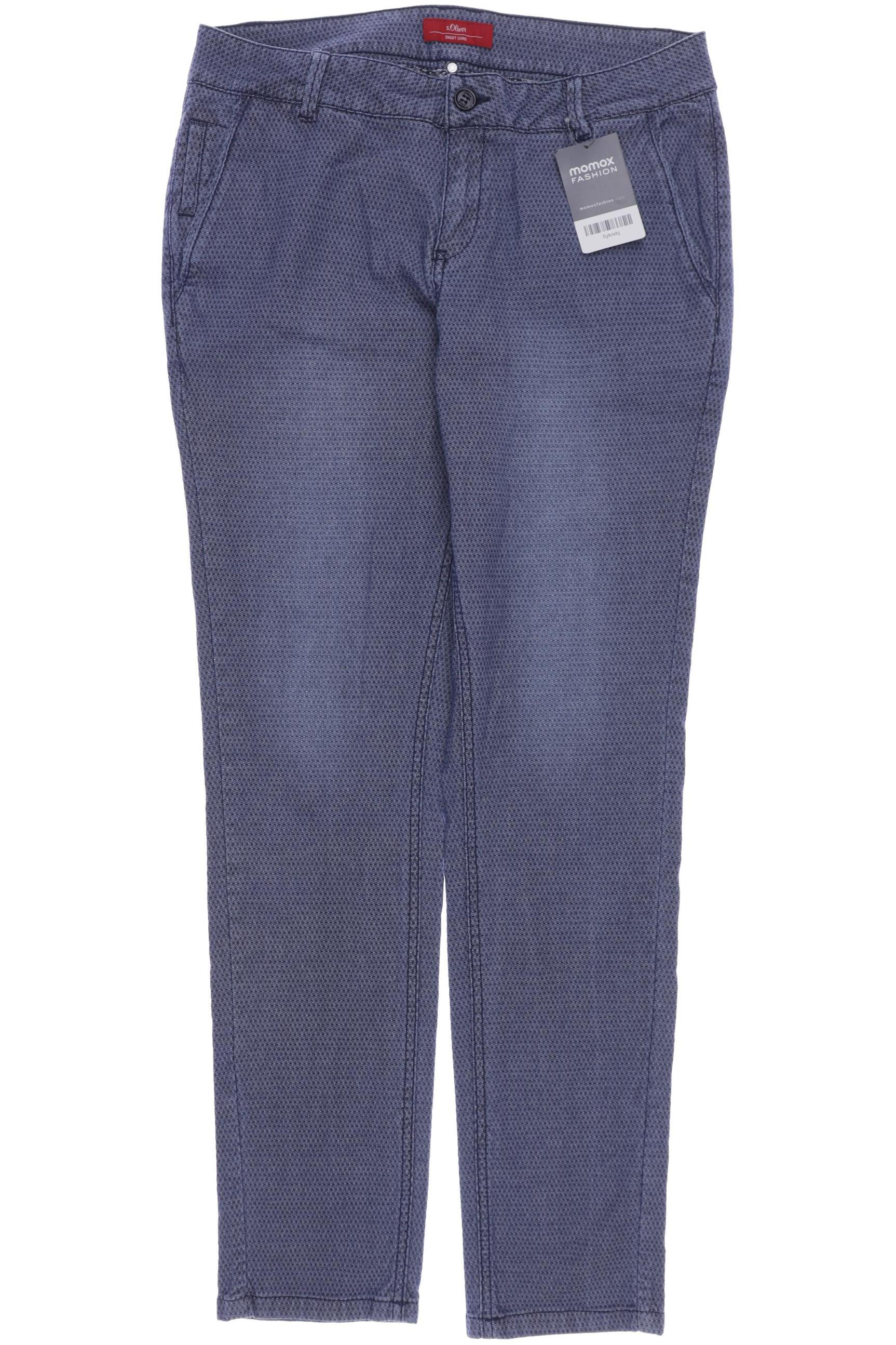 

s.Oliver Damen Stoffhose, marineblau