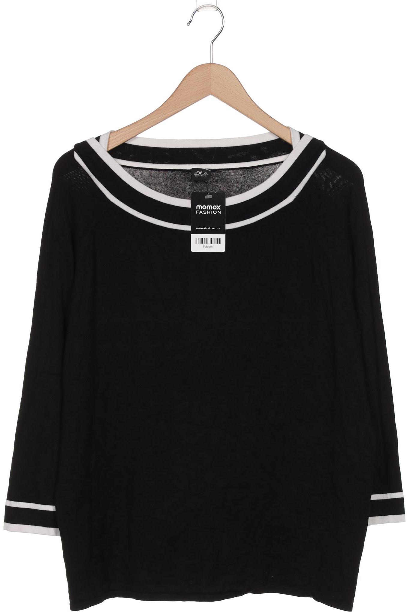 

s.Oliver Damen Pullover, schwarz, Gr. 46