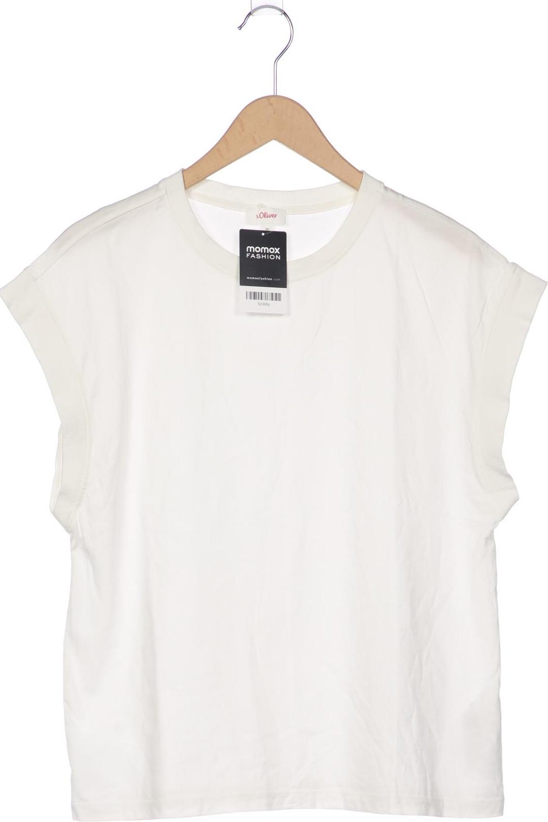 

s.Oliver Damen T-Shirt, weiß, Gr. 40