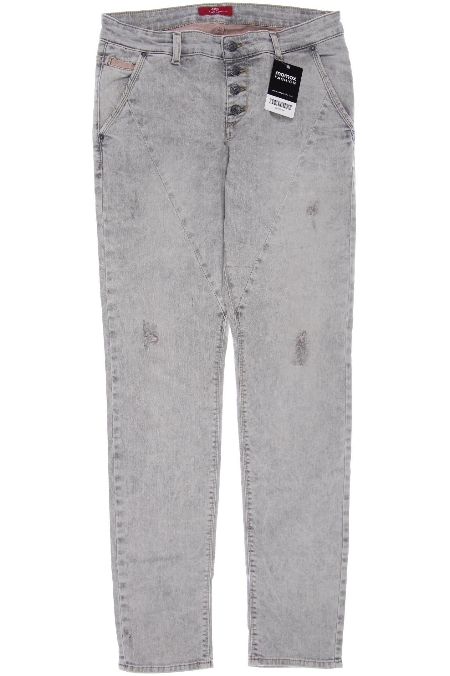 

s.Oliver Damen Jeans, grau