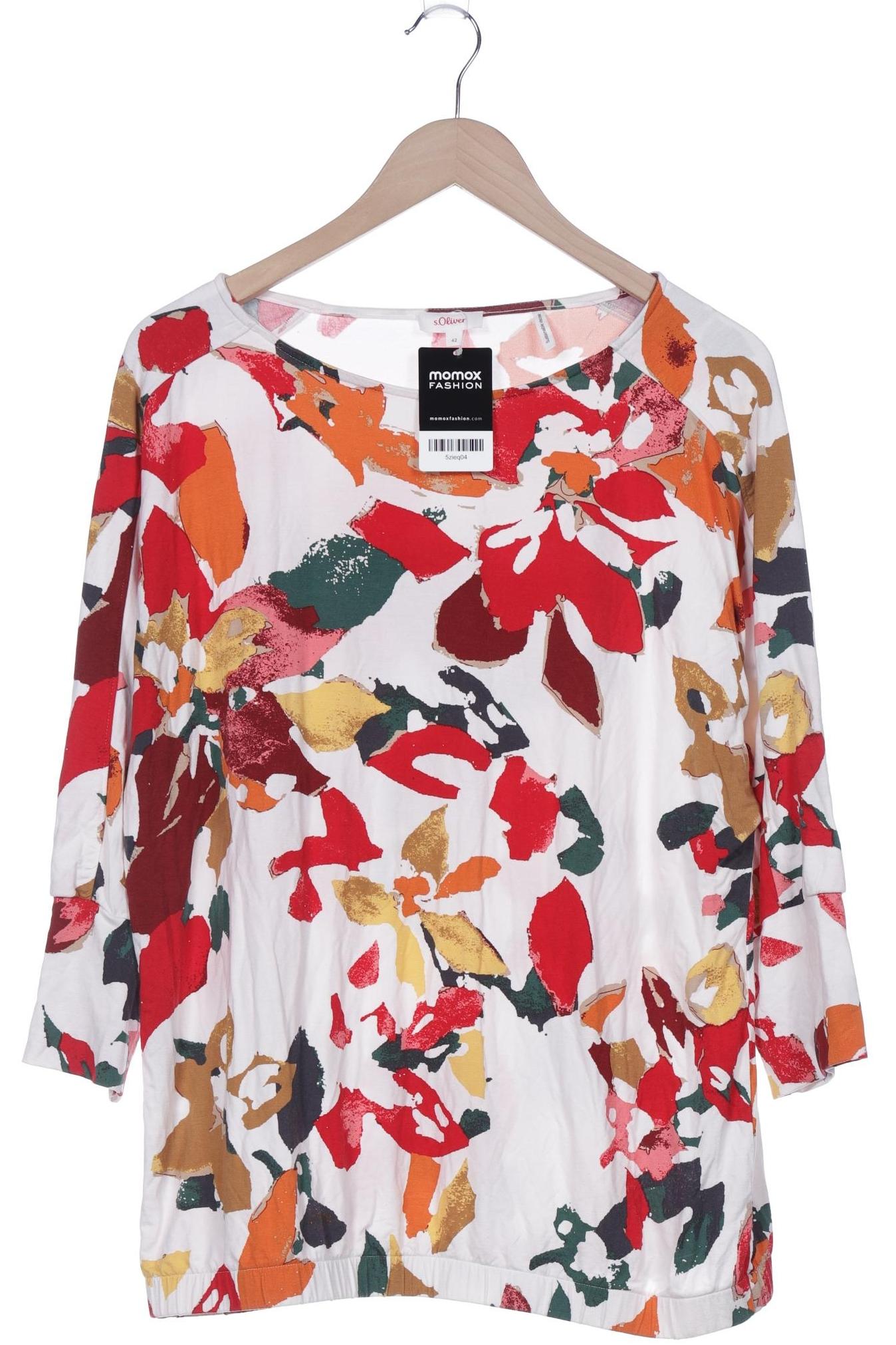 

s.Oliver Damen Langarmshirt, mehrfarbig, Gr. 42