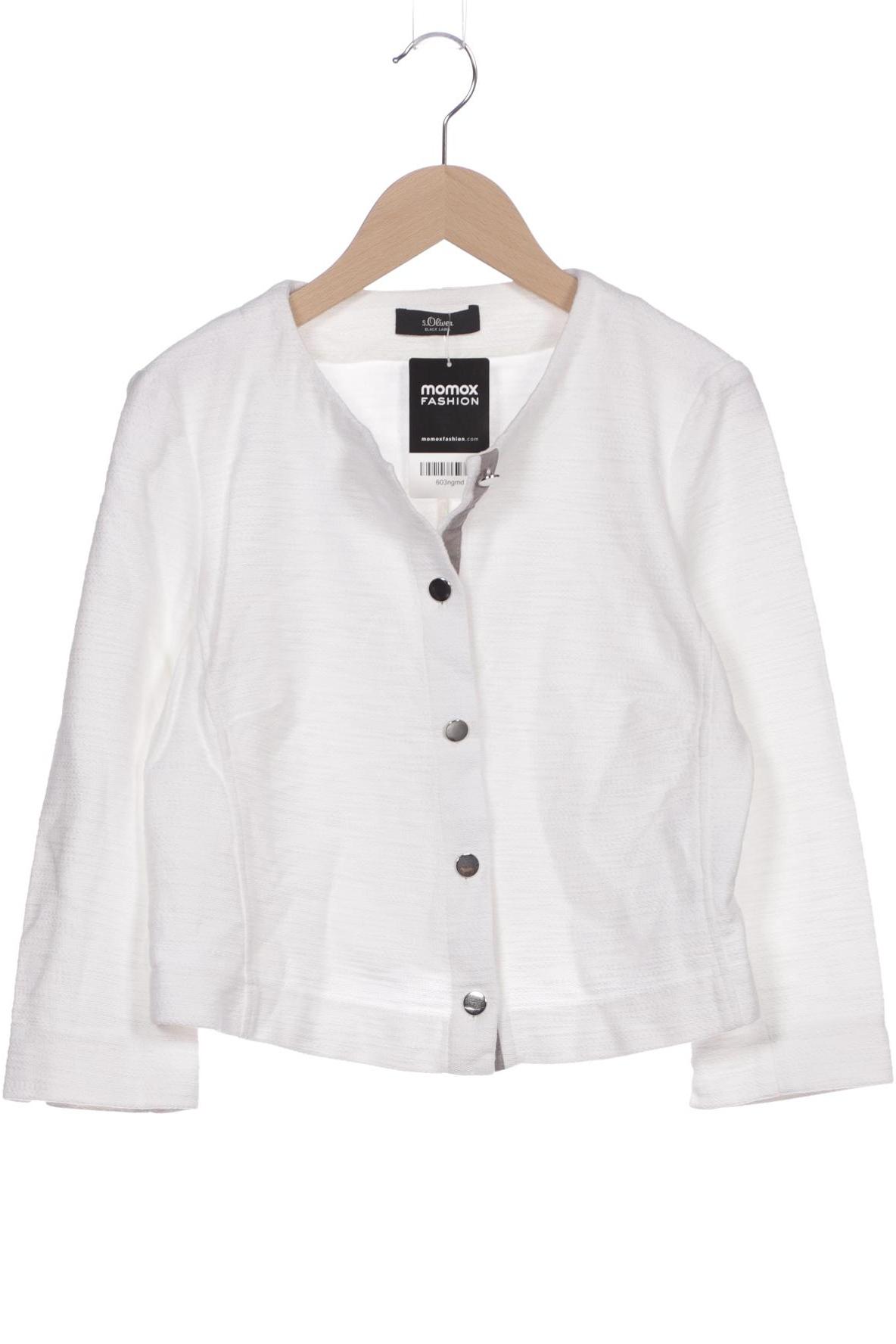 

s.Oliver Damen Jacke, weiß, Gr. 38