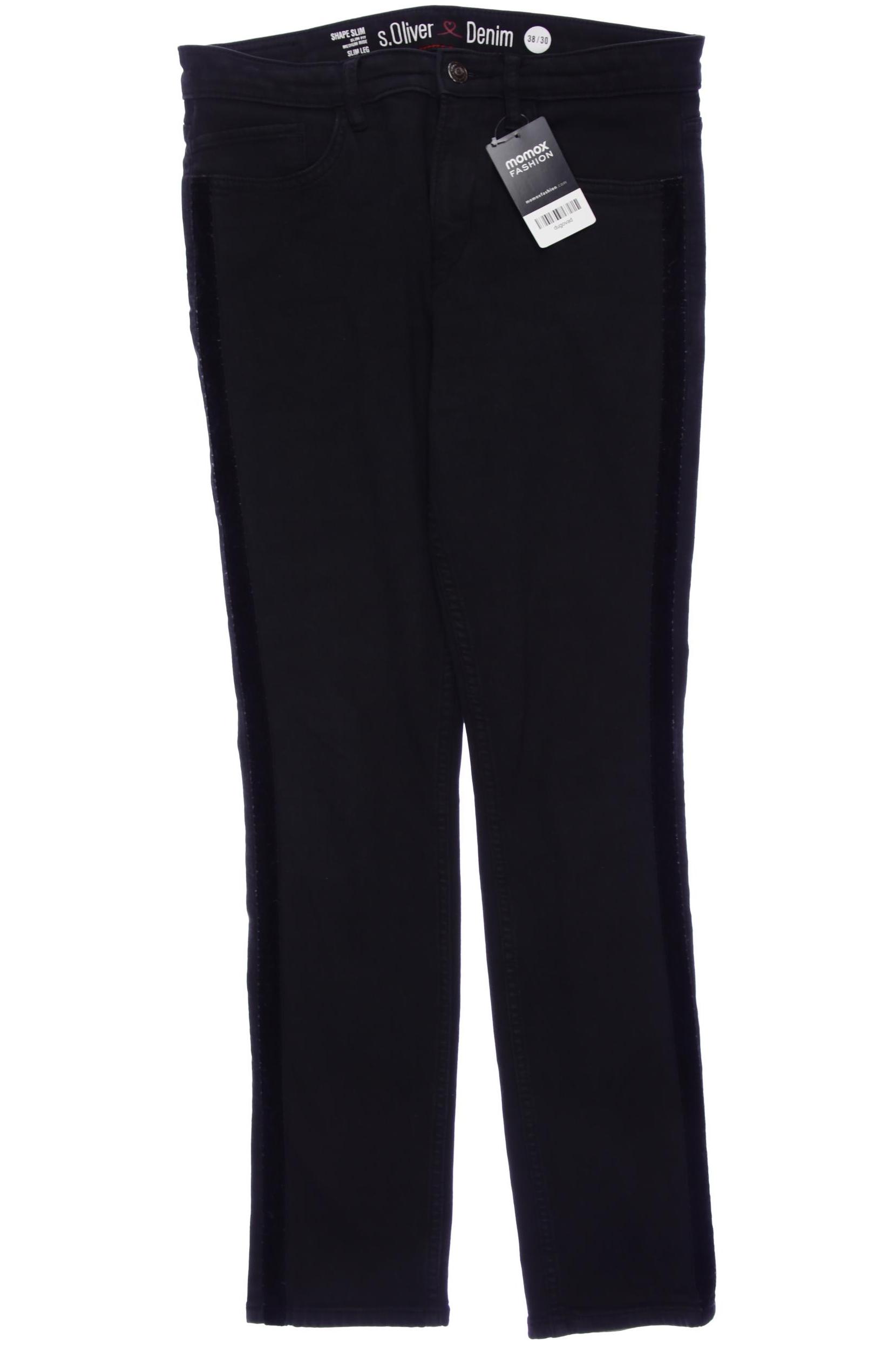 

s.Oliver Damen Jeans, schwarz, Gr. 38