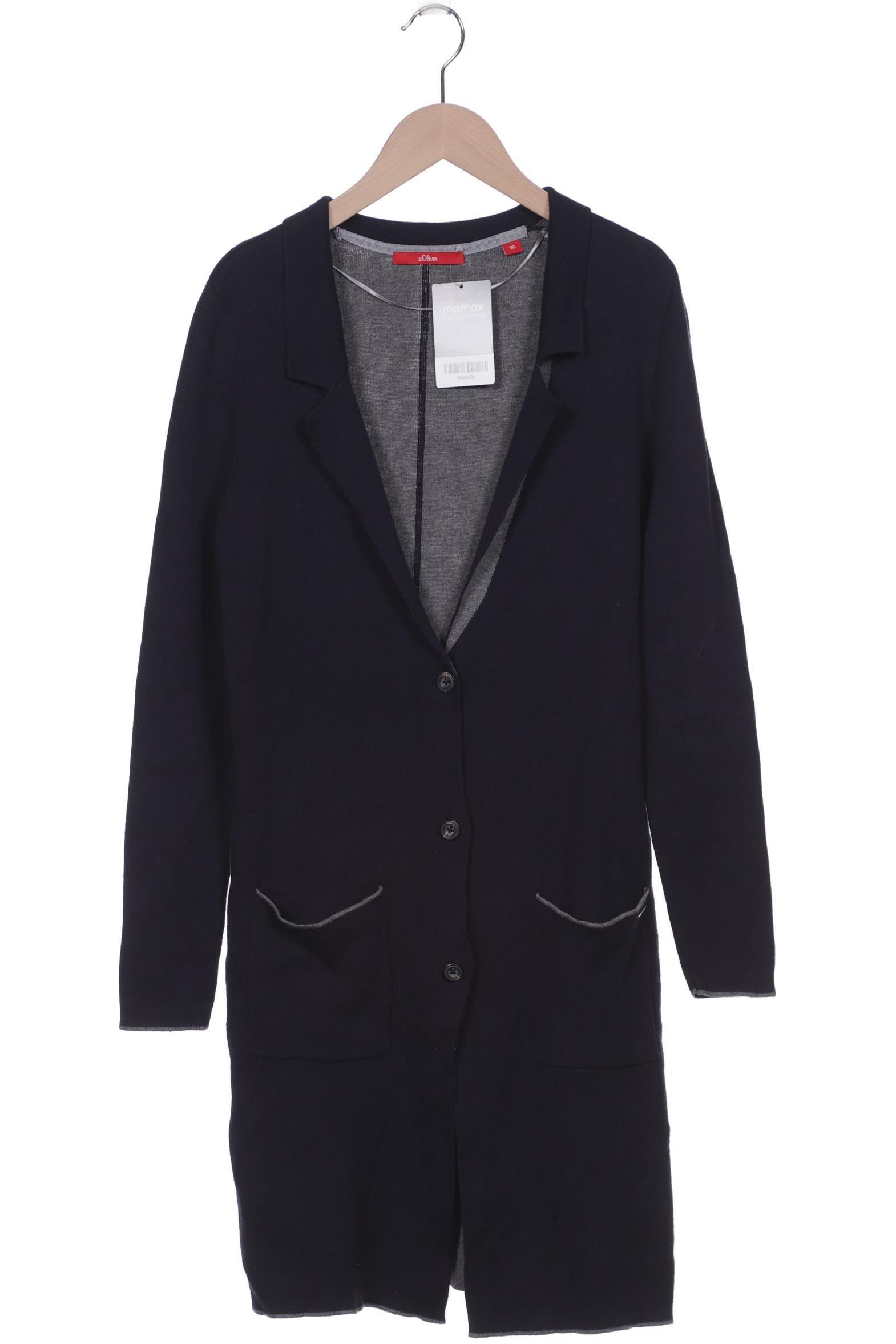 

s.Oliver Damen Strickjacke, marineblau, Gr. 36