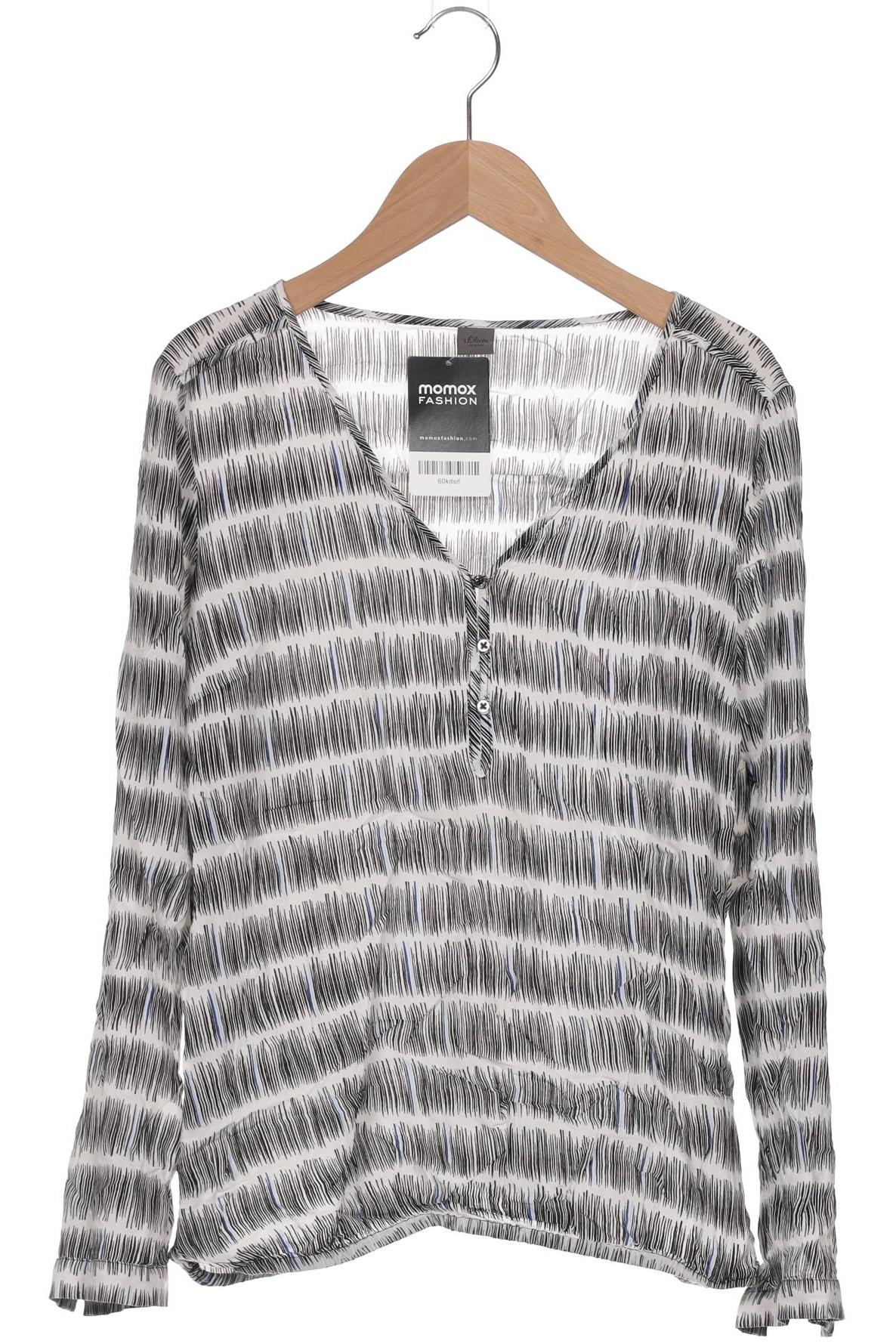 

s.Oliver Damen Langarmshirt, grau, Gr. 36