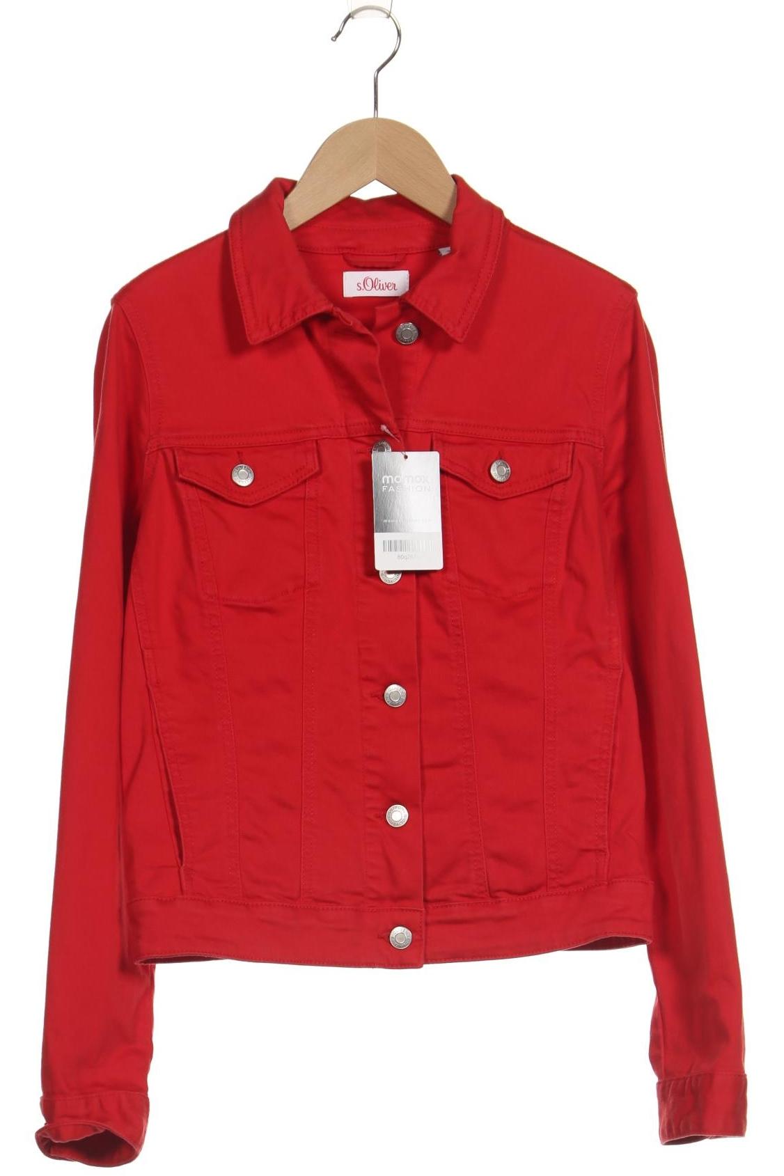

s.Oliver Damen Jacke, rot, Gr. 36