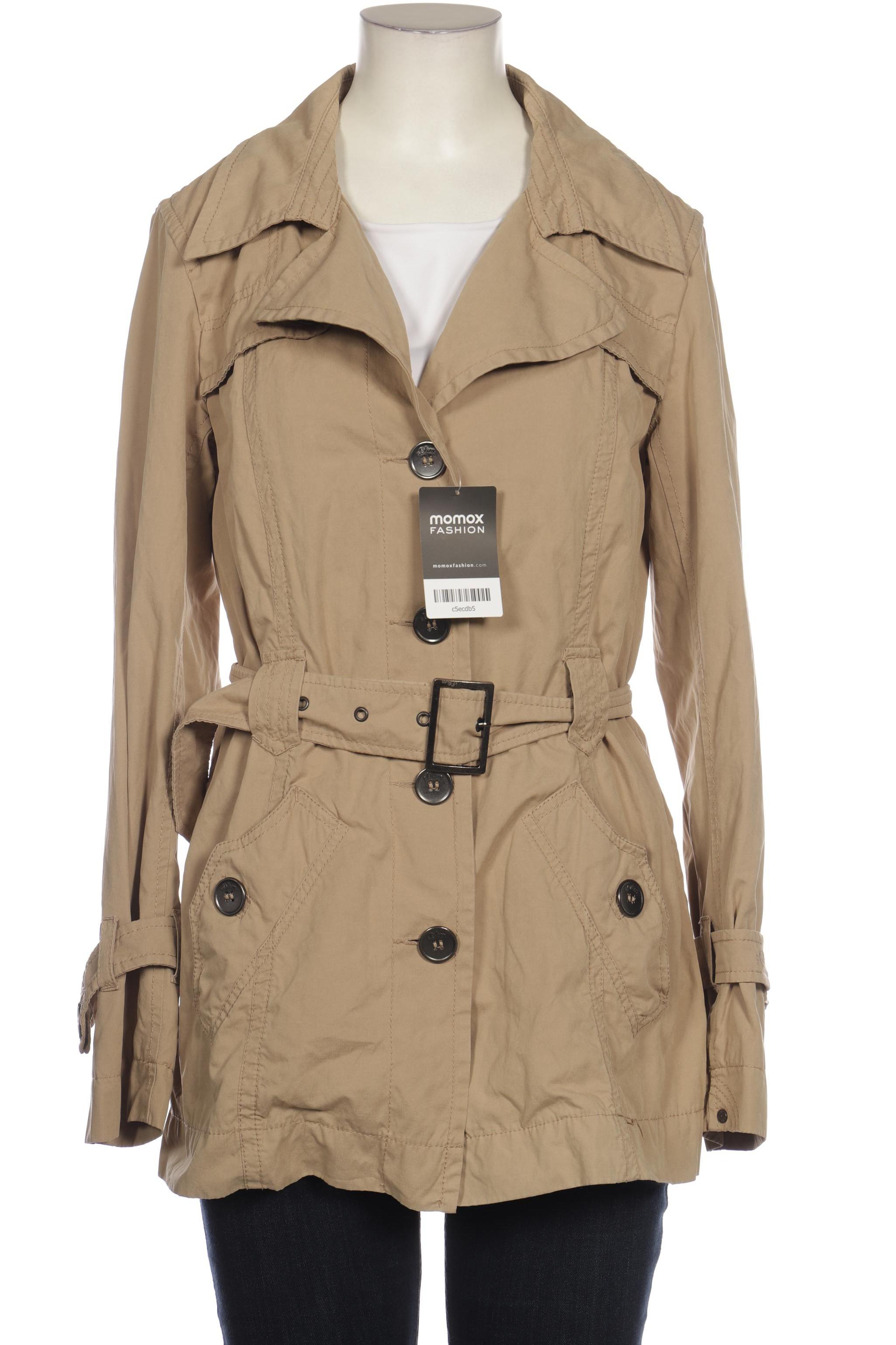 

s.Oliver Damen Mantel, beige, Gr. 36