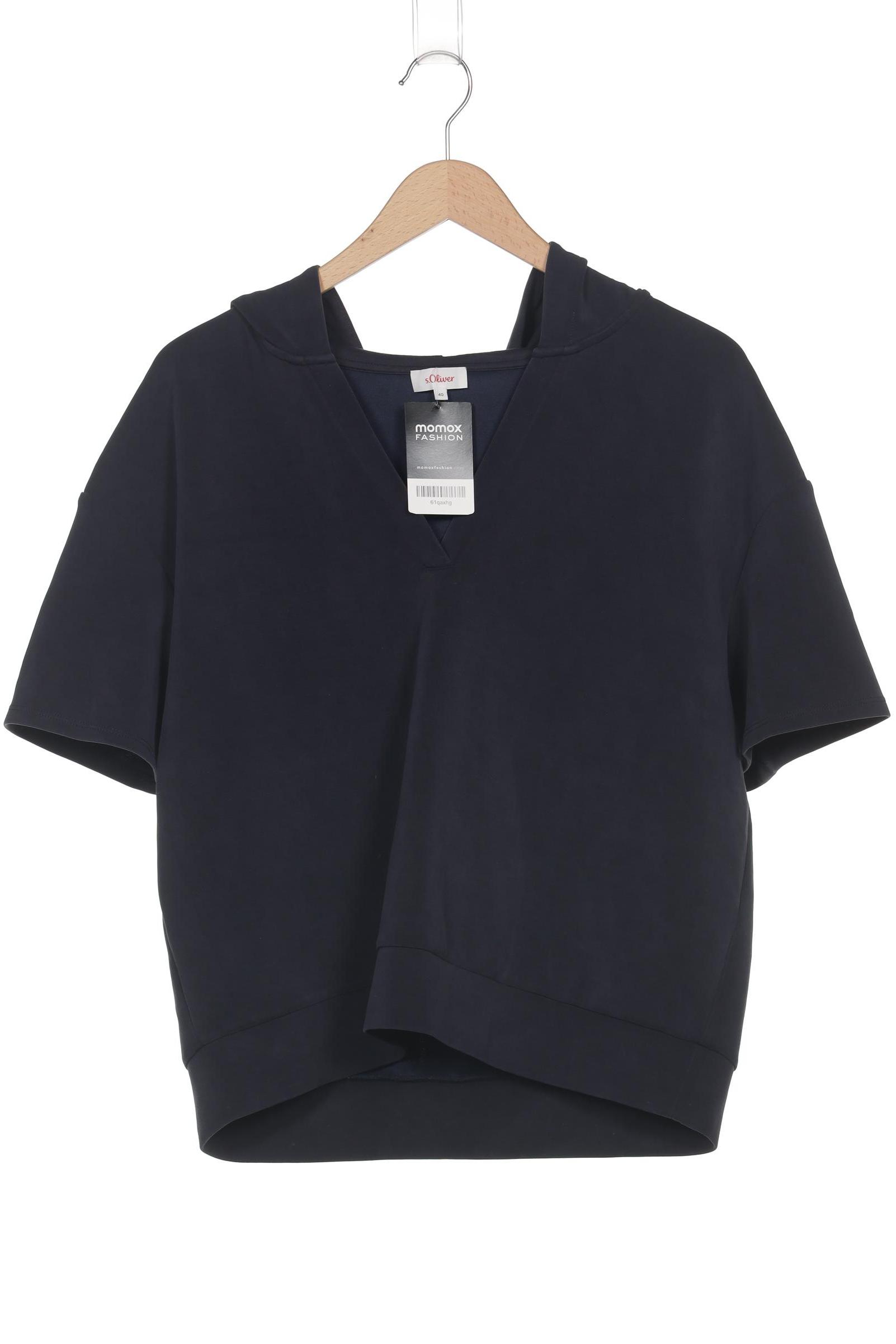 

s.Oliver Damen Kapuzenpullover, marineblau, Gr. 40