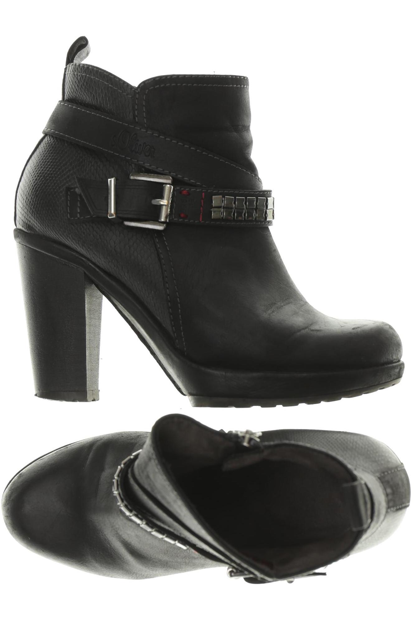 

s.Oliver Damen Stiefelette, schwarz, Gr. 37