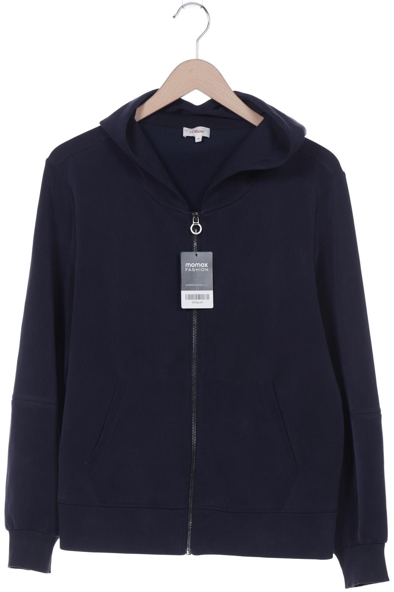 

s.Oliver Damen Kapuzenpullover, marineblau, Gr. 40