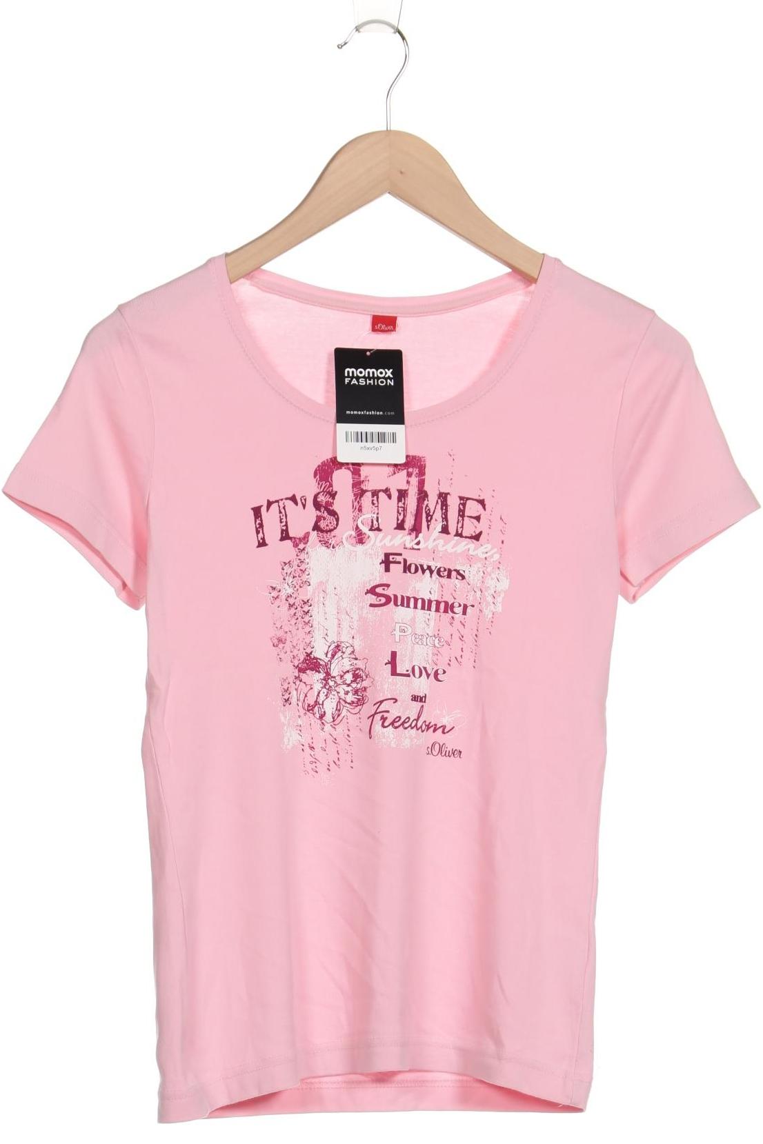 

s.Oliver Damen T-Shirt, pink, Gr. 38