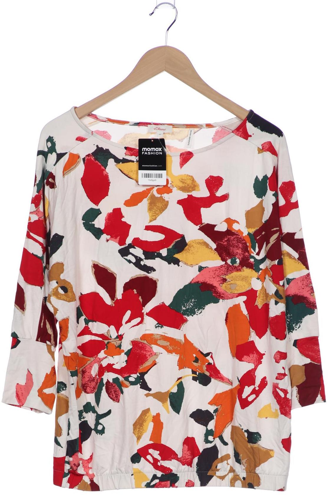 

s.Oliver Damen Langarmshirt, mehrfarbig, Gr. 40