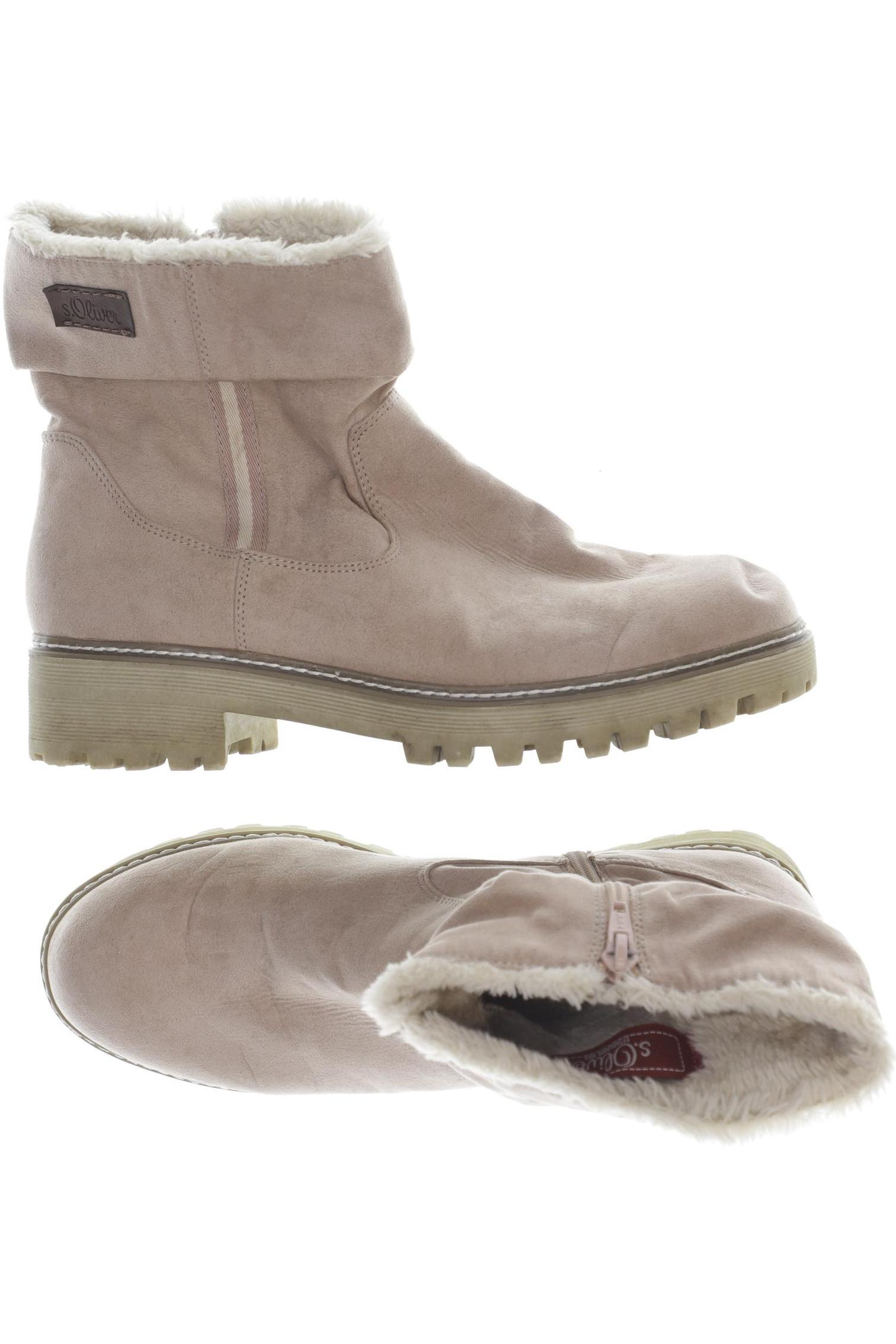

s.Oliver Damen Stiefelette, beige, Gr. 41