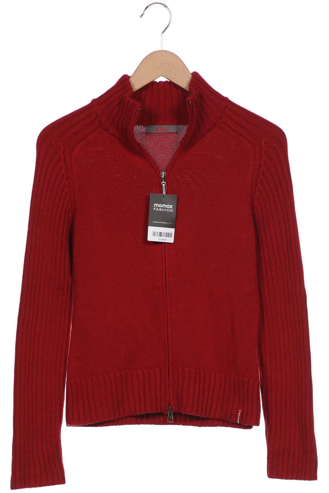 

s.Oliver Damen Strickjacke, rot, Gr. 36