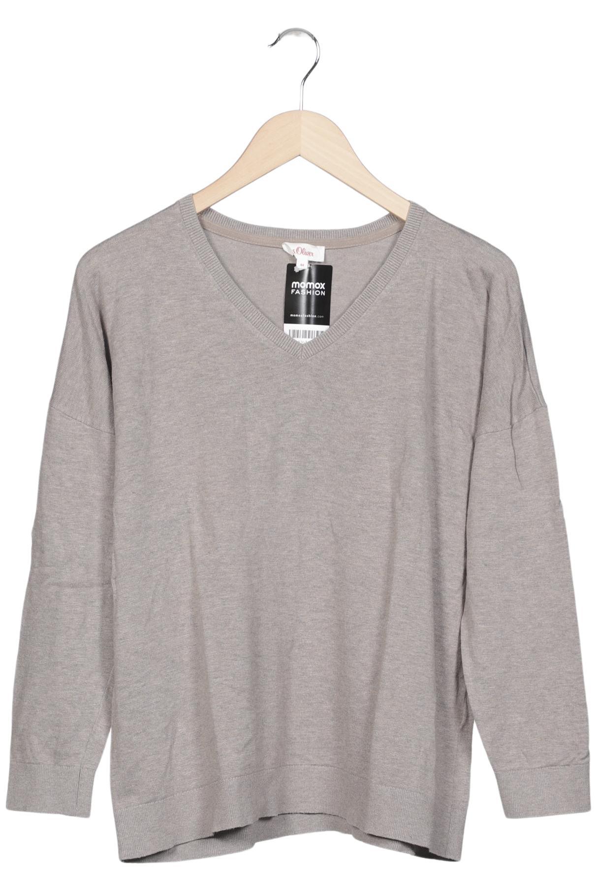 

s.Oliver Damen Pullover, grau, Gr. 44