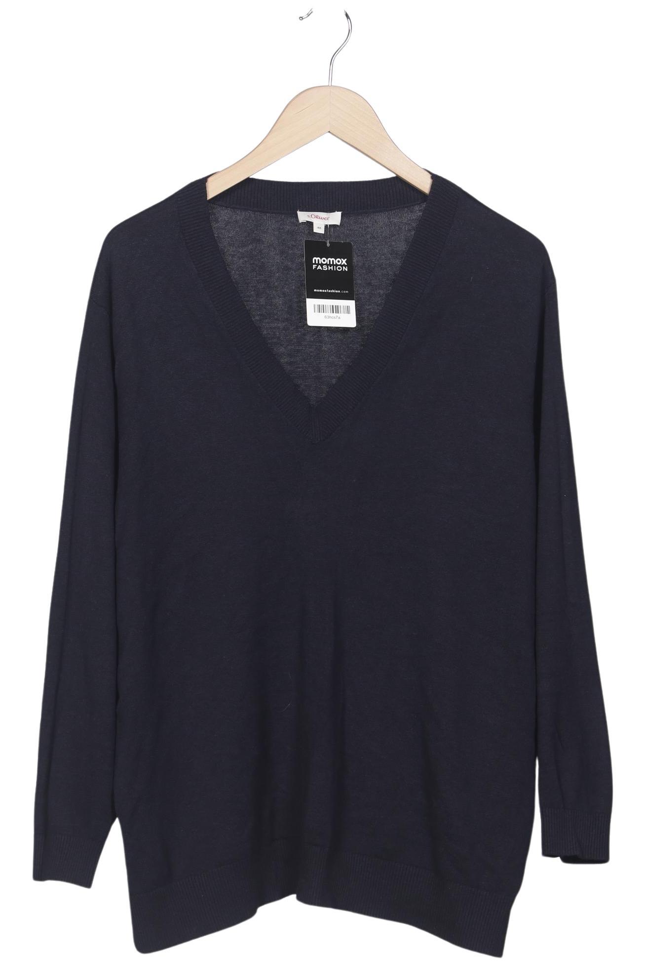

s.Oliver Damen Pullover, marineblau, Gr. 48