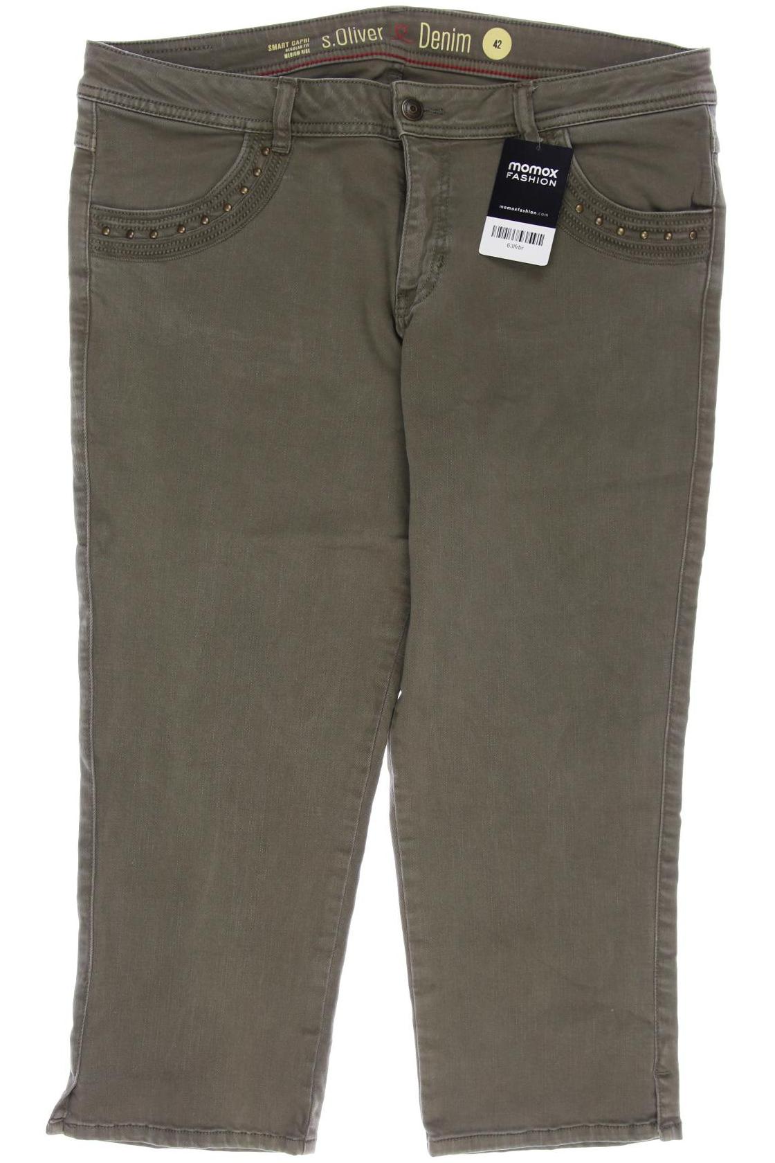 

s.Oliver Damen Jeans, grün