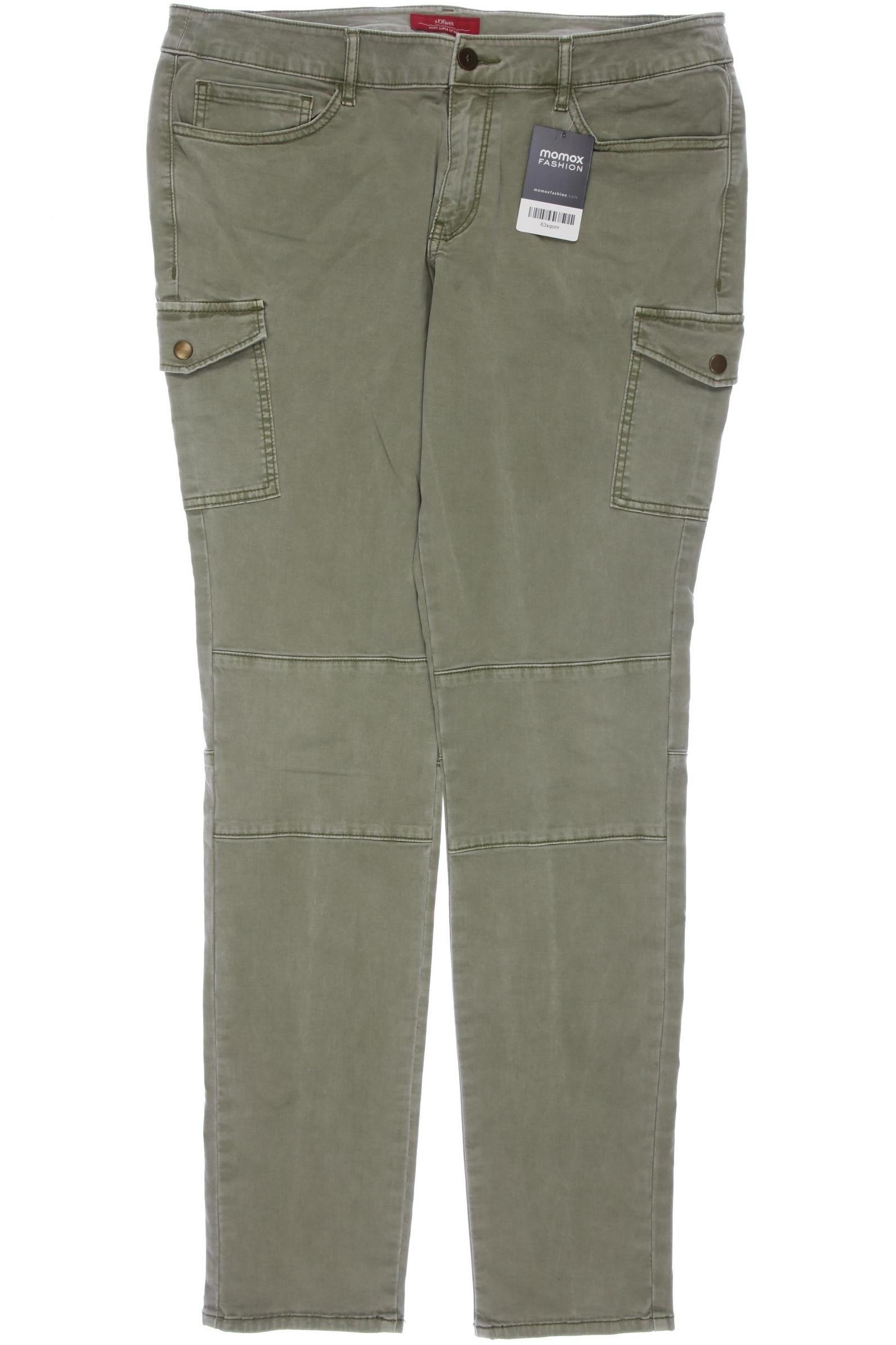 Thumbnail - s.Oliver Damen Jeans, grün, Gr. 44