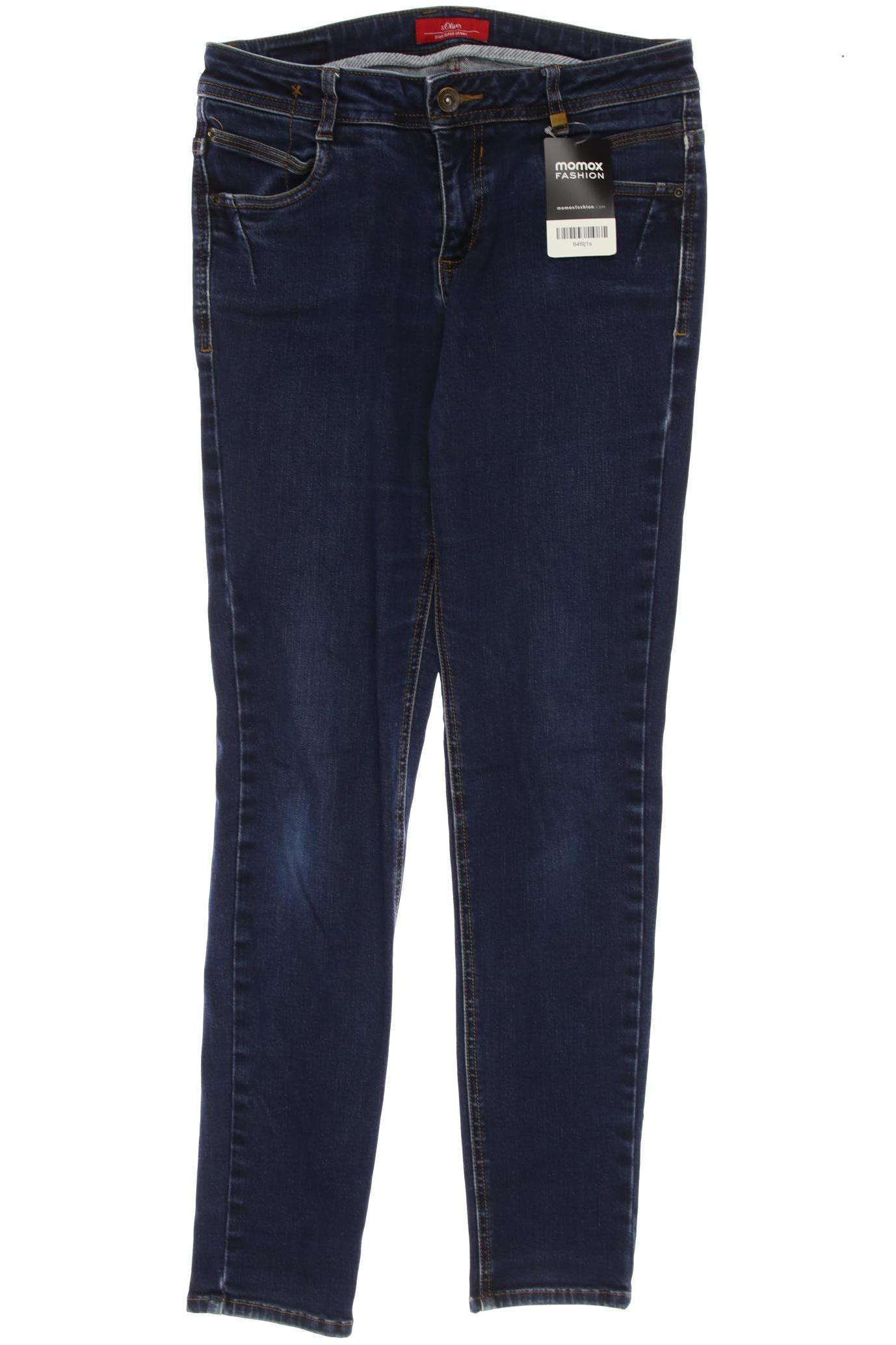 

s.Oliver Damen Jeans, marineblau