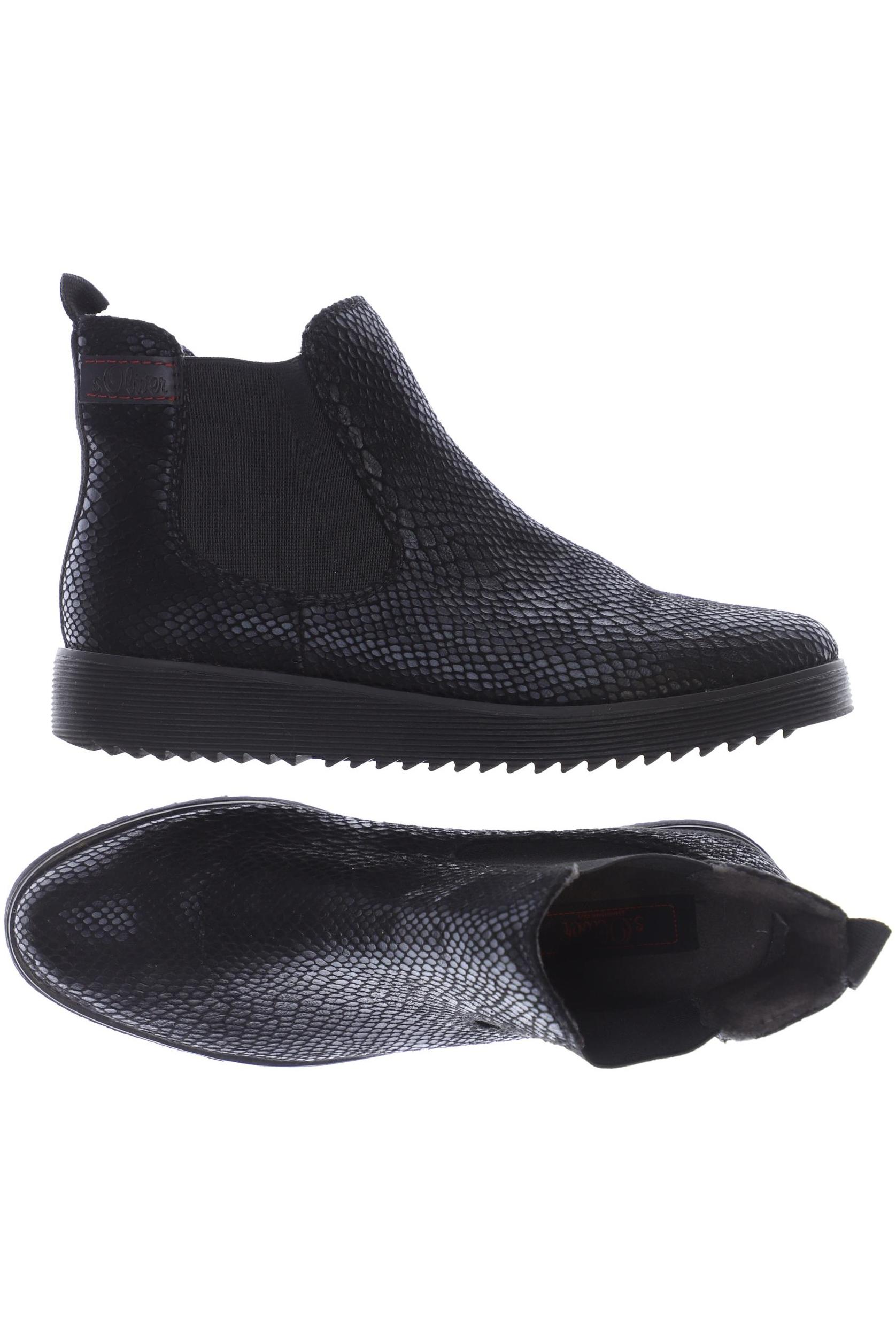 

s.Oliver Damen Stiefelette, schwarz, Gr. 39