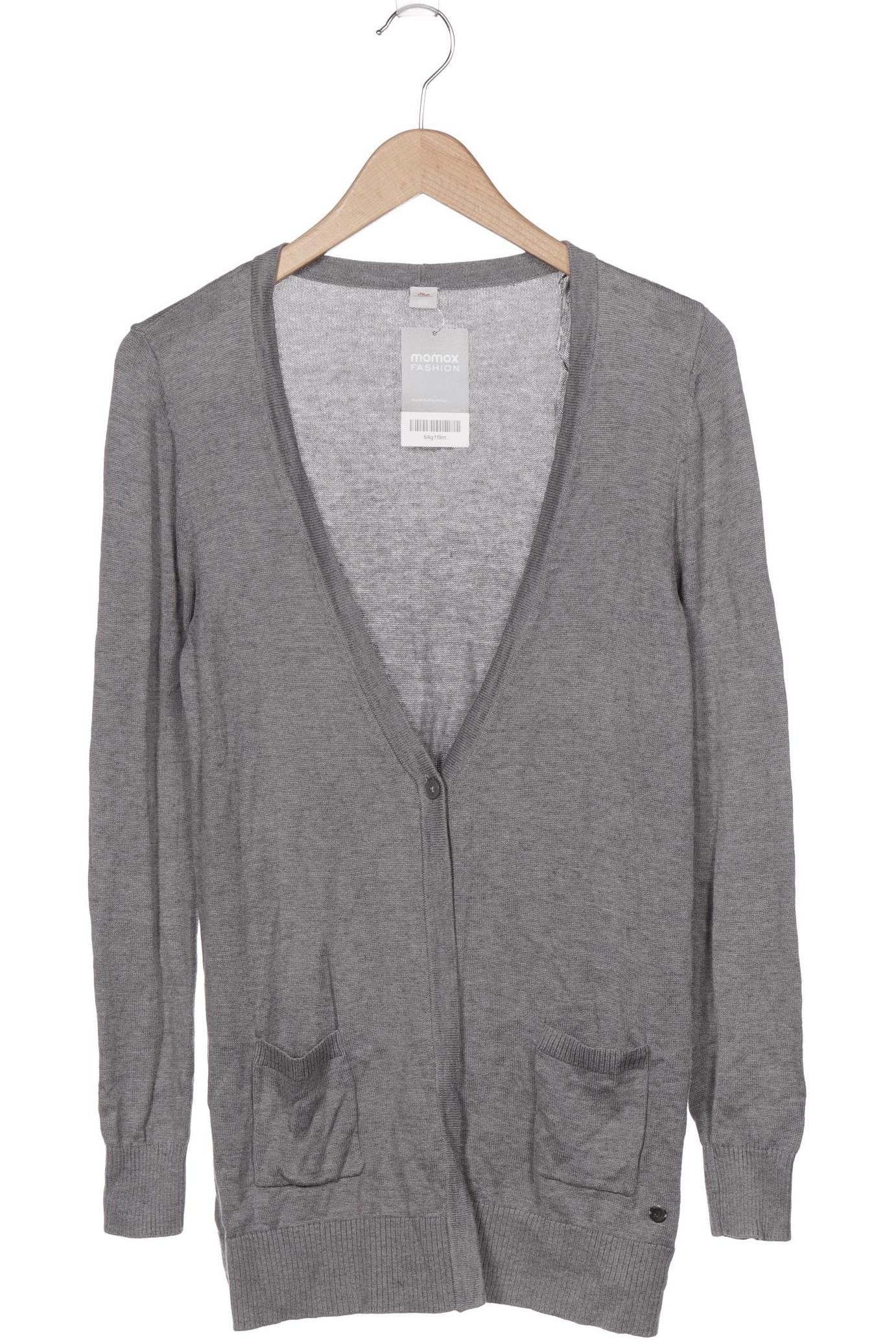 

s.Oliver Damen Strickjacke, grau