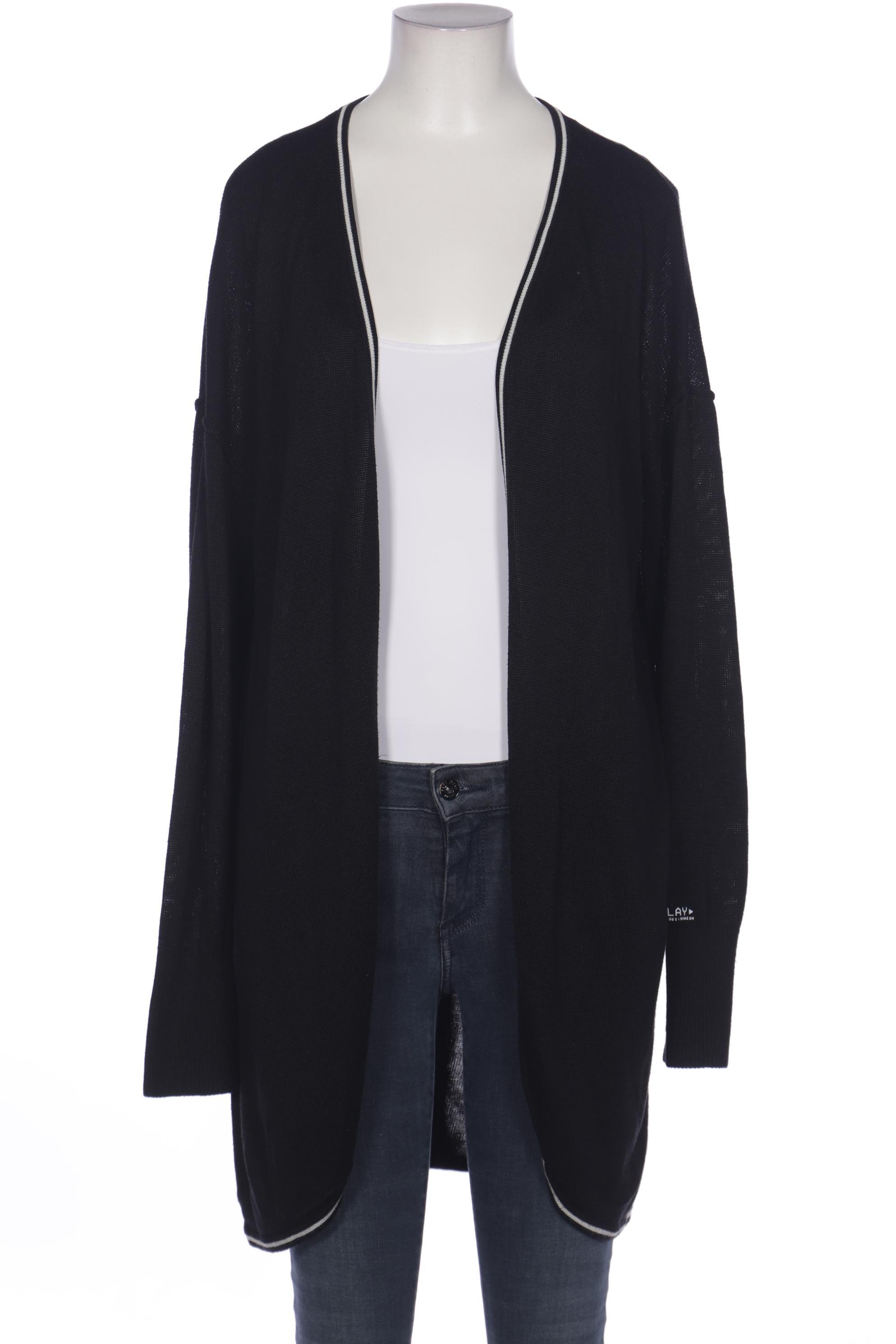 

s.Oliver Damen Strickjacke, schwarz, Gr. 38