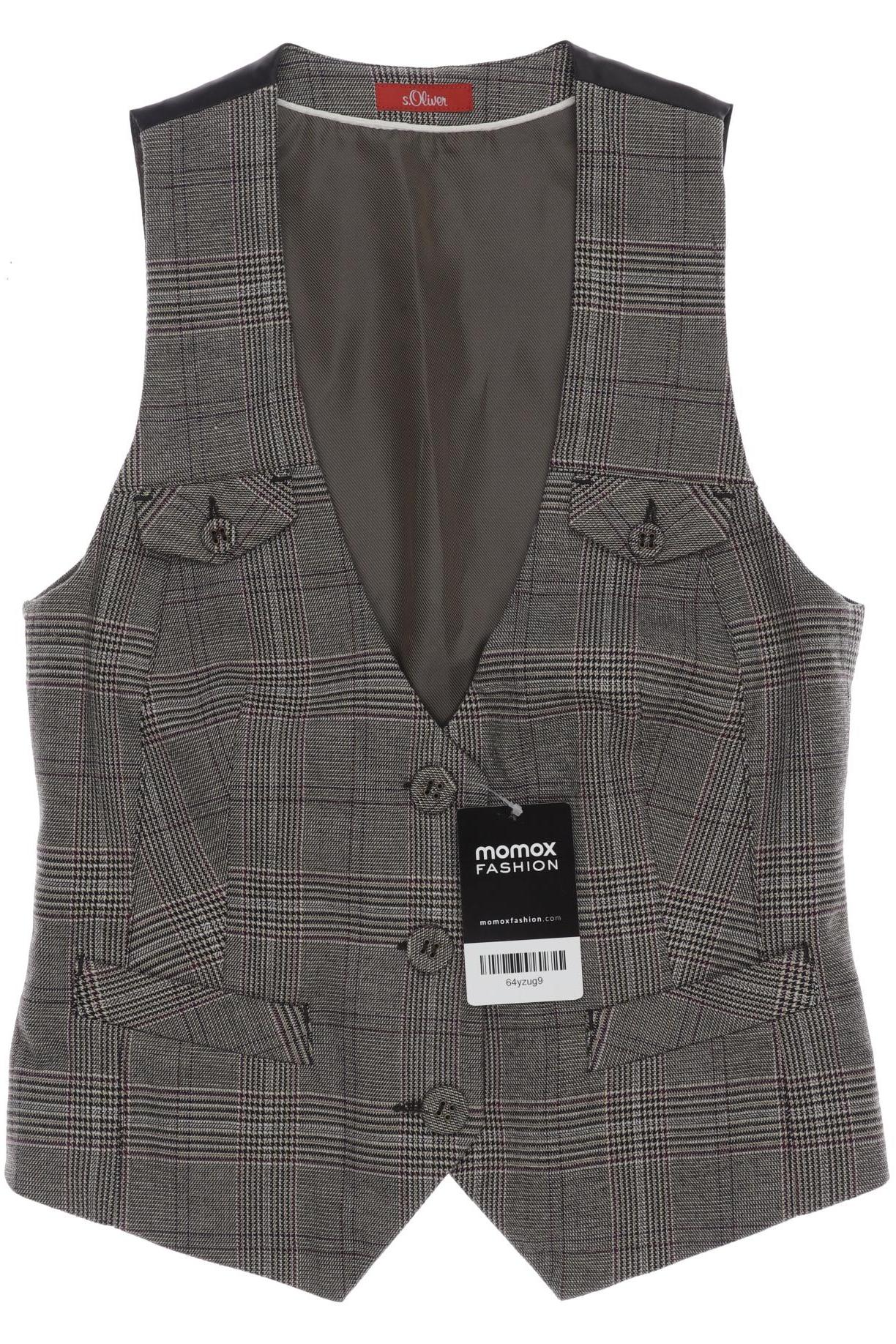 

s.Oliver Damen Weste, beige, Gr. 36