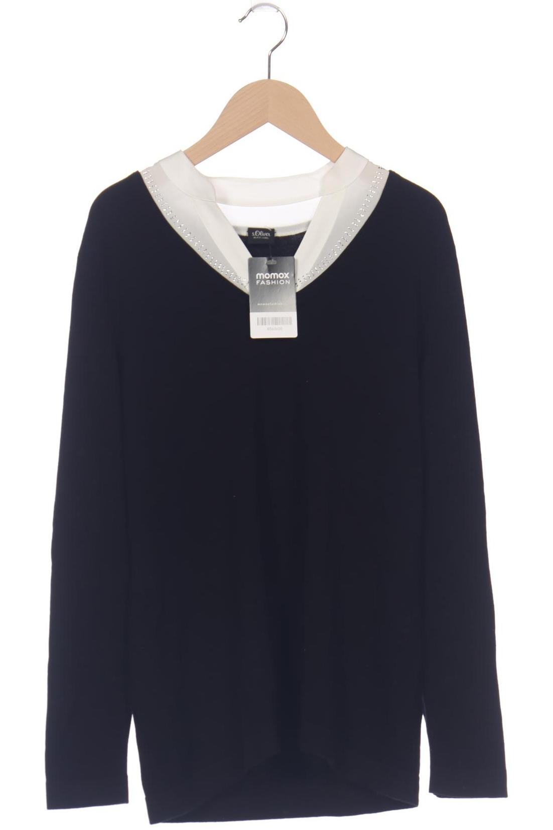 

s.Oliver Damen Pullover, schwarz, Gr. 38