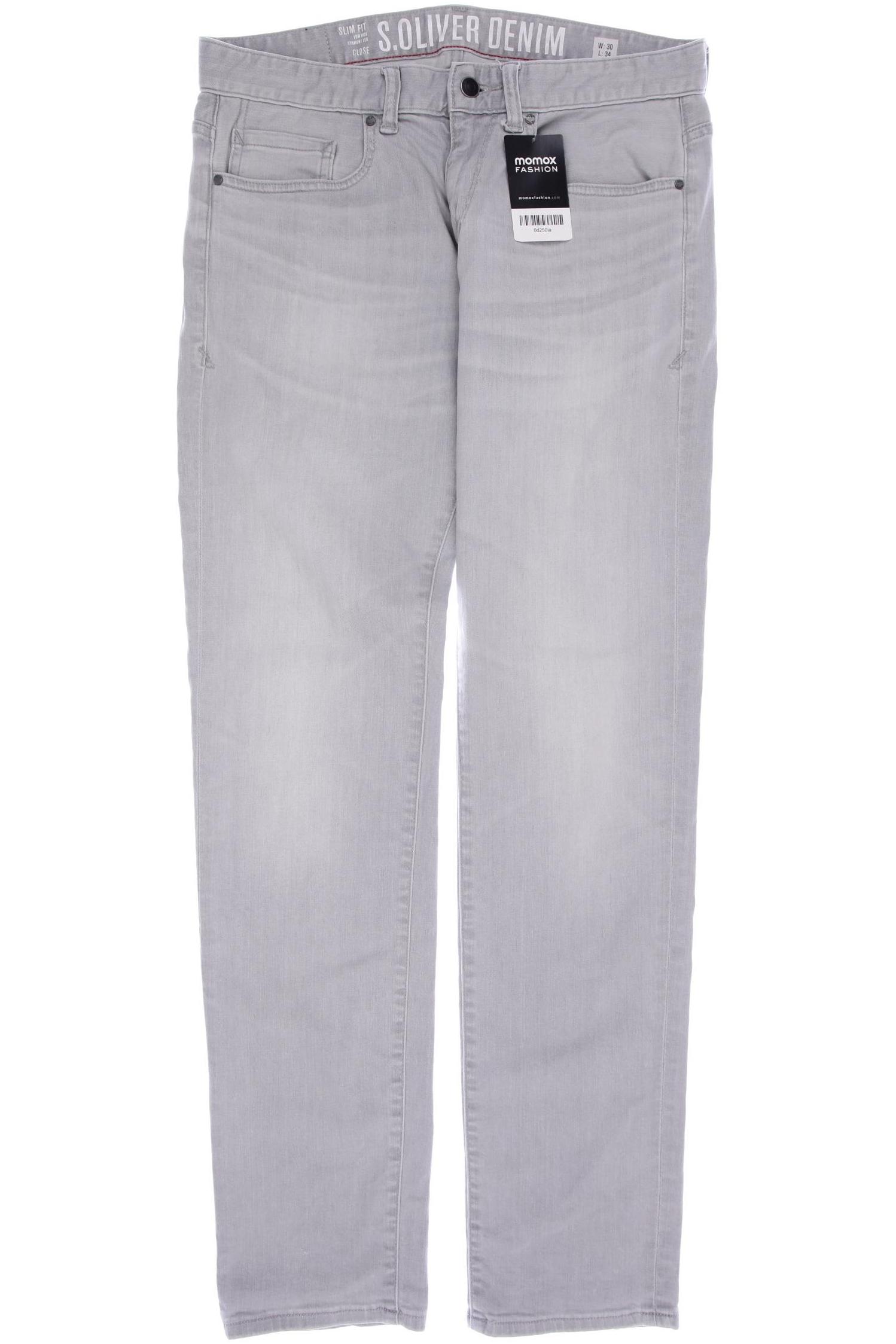 

s.Oliver Damen Jeans, grau