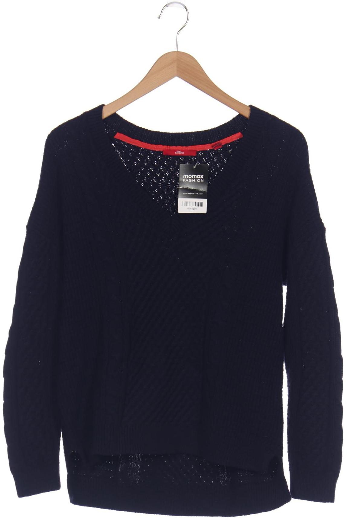 

s.Oliver Damen Pullover, marineblau