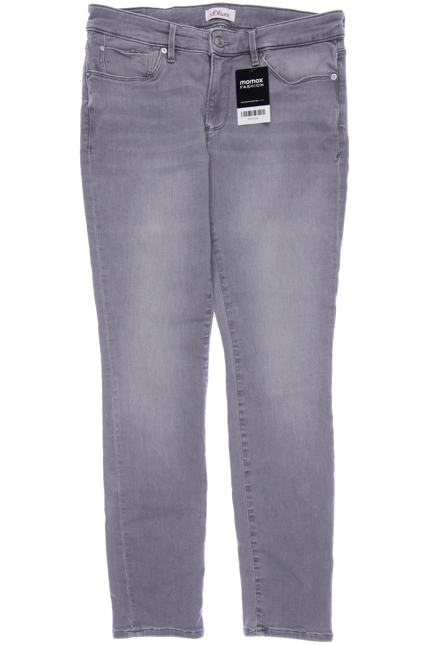 

s.Oliver Damen Jeans, grau, Gr. 38
