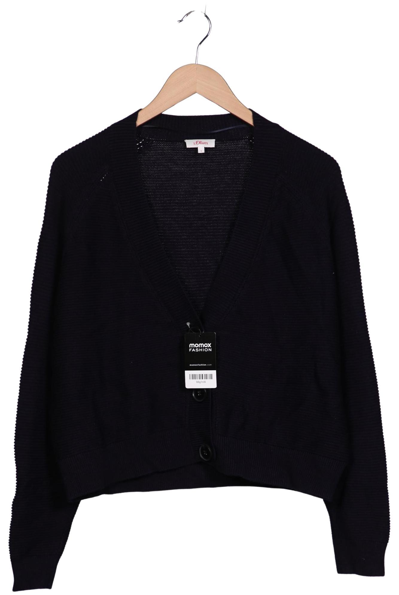 

s.Oliver Damen Strickjacke, marineblau, Gr. 36