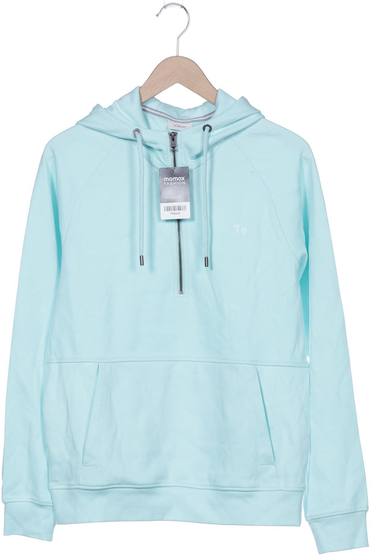 

s.Oliver Damen Kapuzenpullover, türkis, Gr. 38