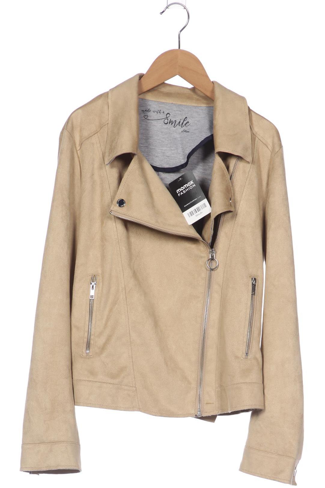 

s.Oliver Damen Jacke, beige, Gr. 42