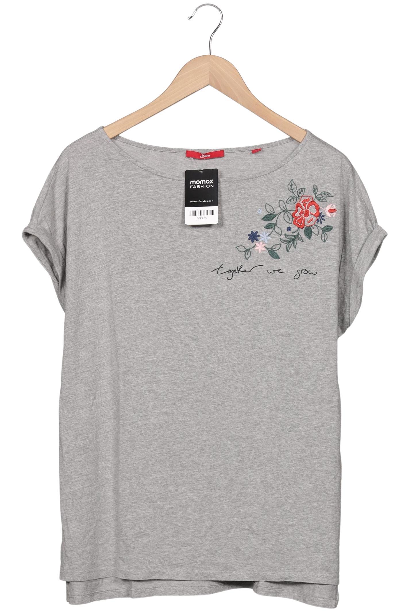 

s.Oliver Damen T-Shirt, grau, Gr. 42