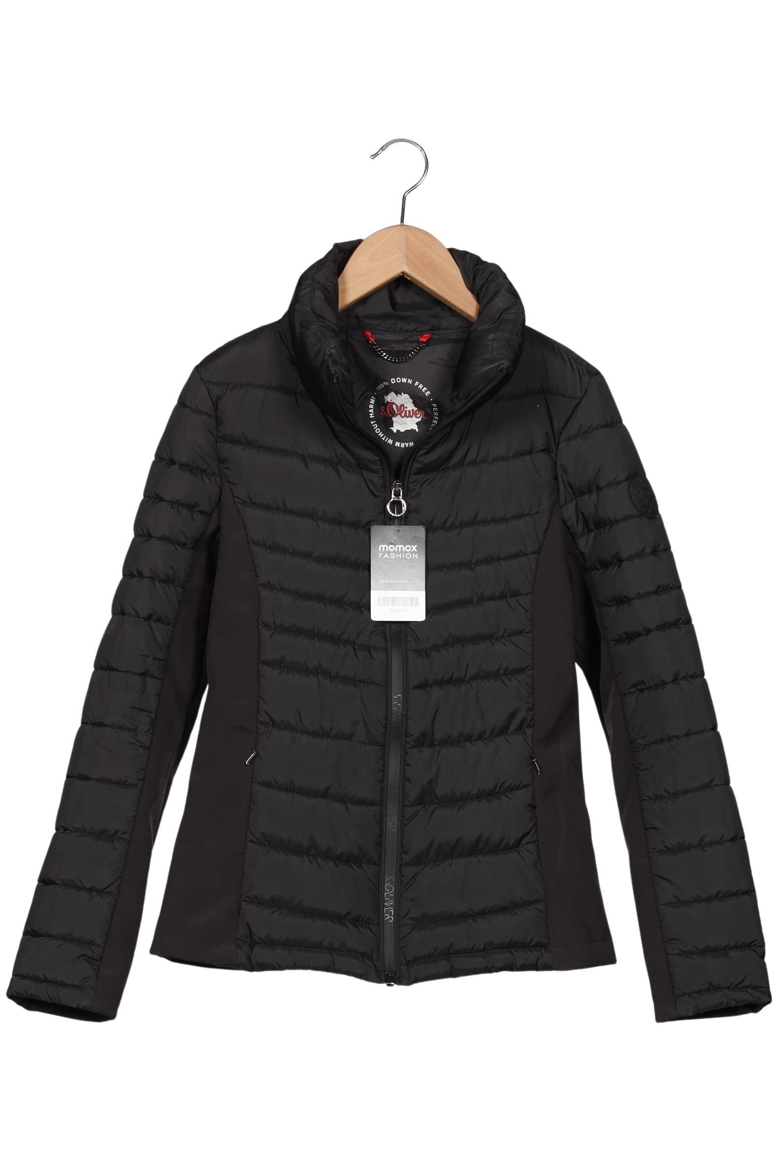 

s.Oliver Damen Jacke, schwarz, Gr. 34