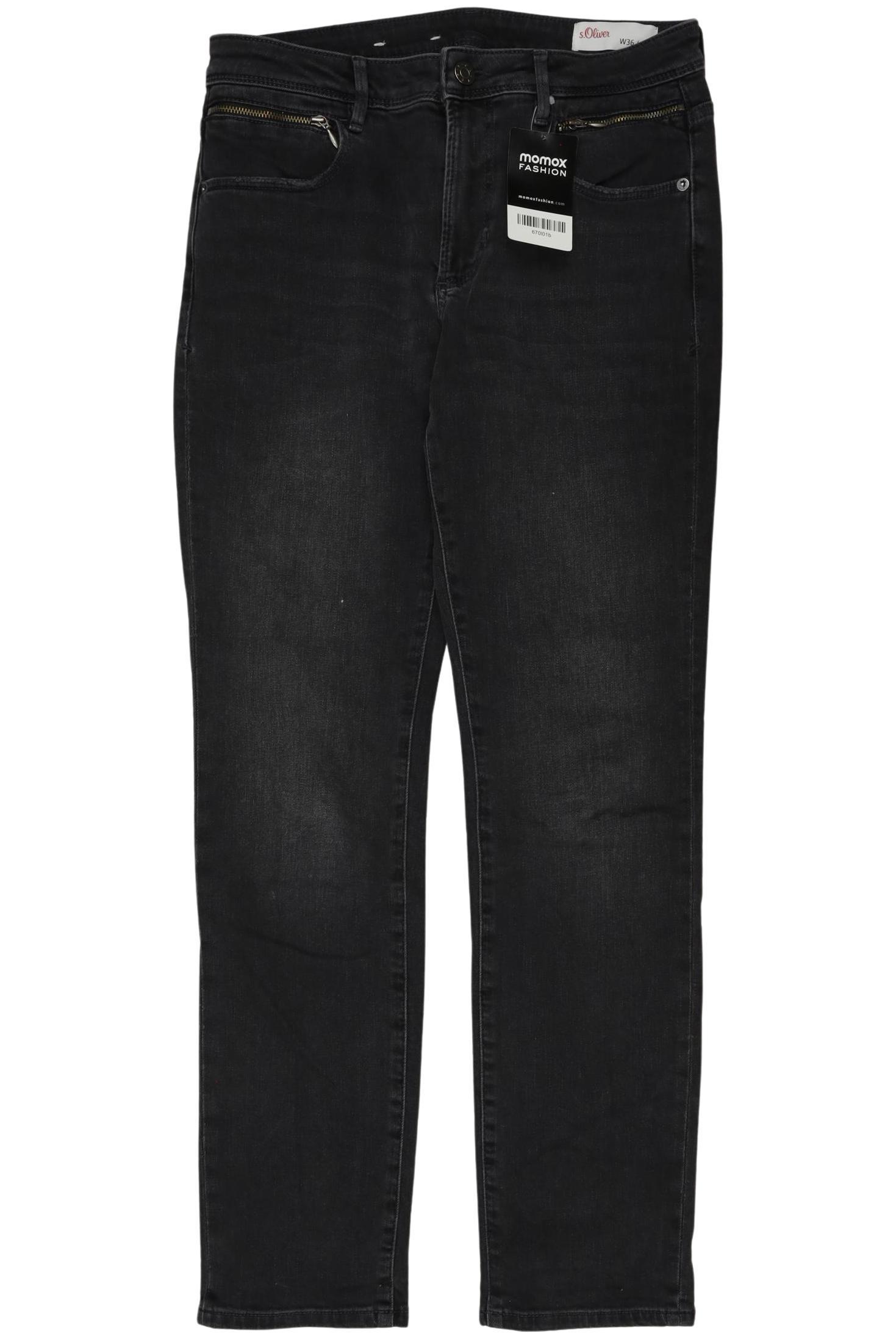 

s.Oliver Damen Jeans, schwarz, Gr. 36