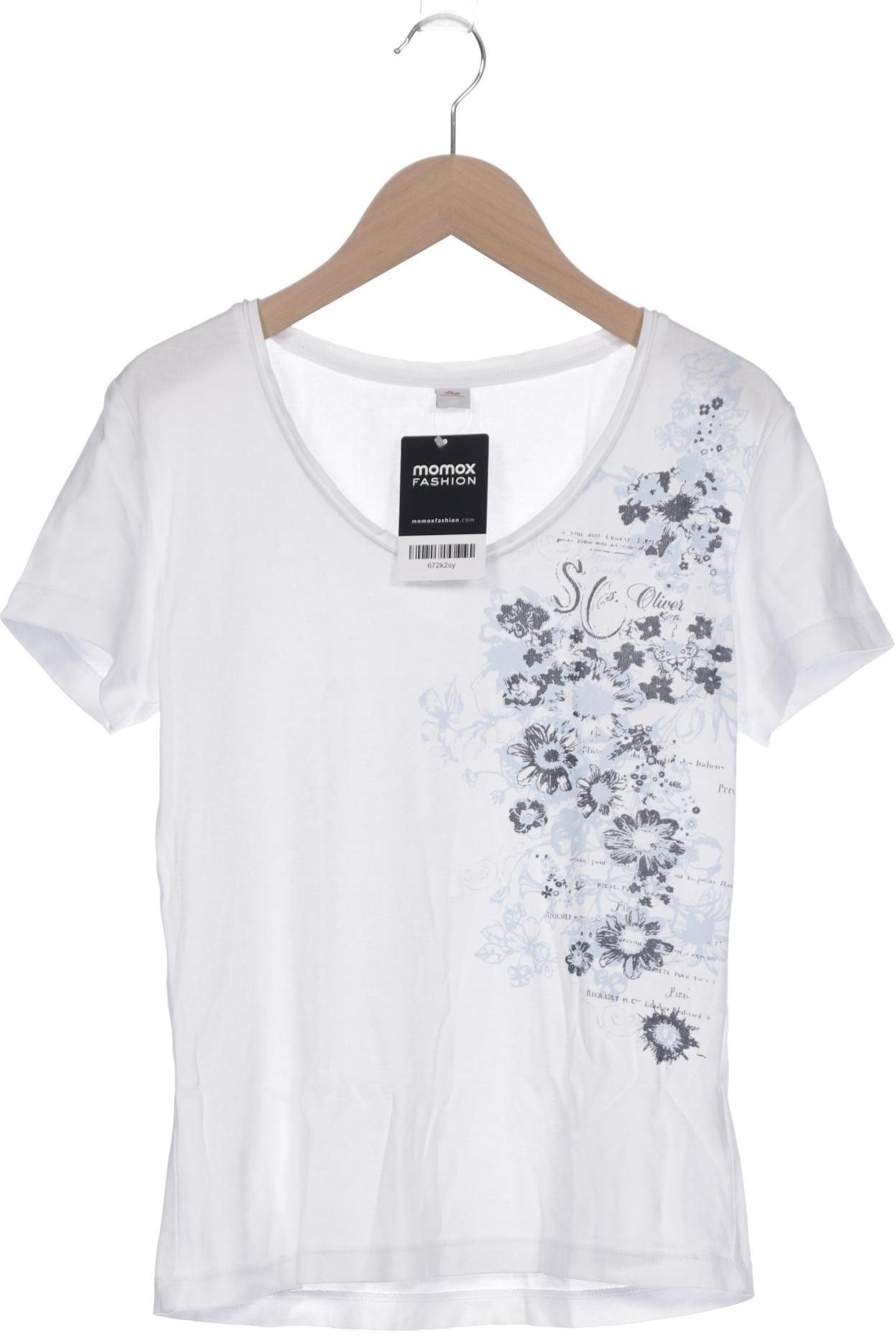 

s.Oliver Damen T-Shirt, weiß, Gr. 36