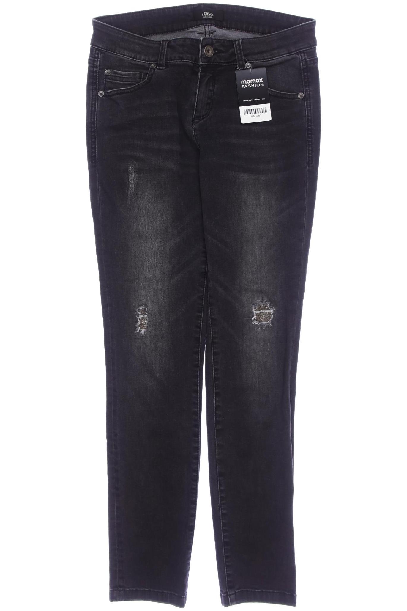 

s.Oliver Damen Jeans, schwarz, Gr. 28