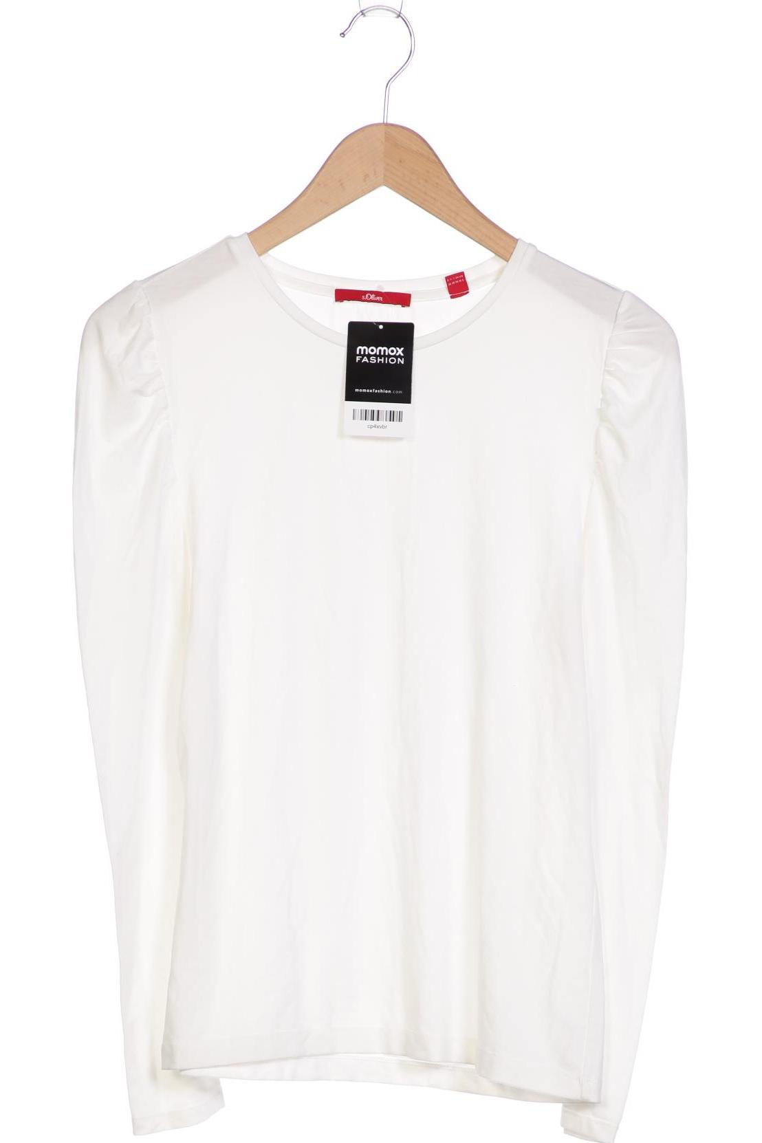

s.Oliver Damen Langarmshirt, weiß