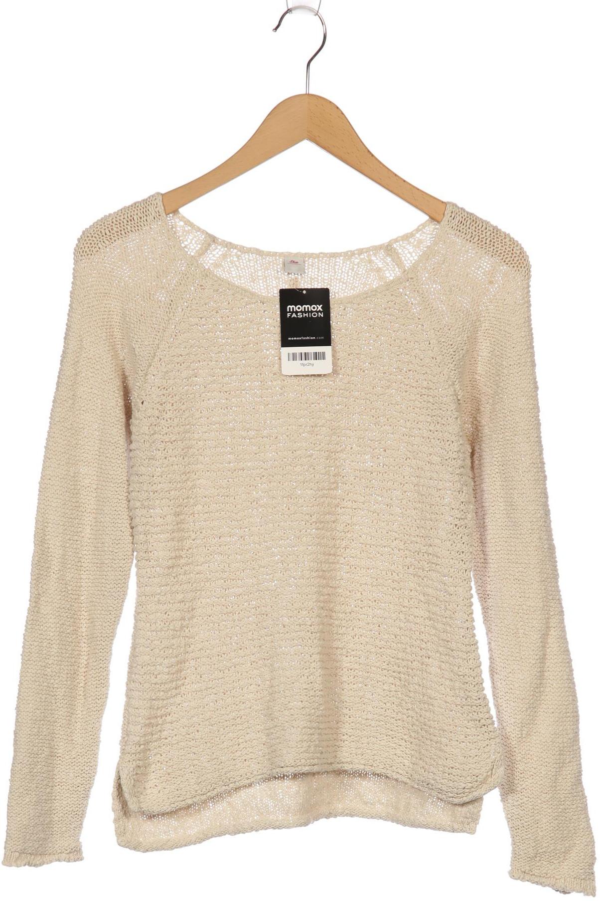 

s.Oliver Damen Pullover, beige, Gr. 38